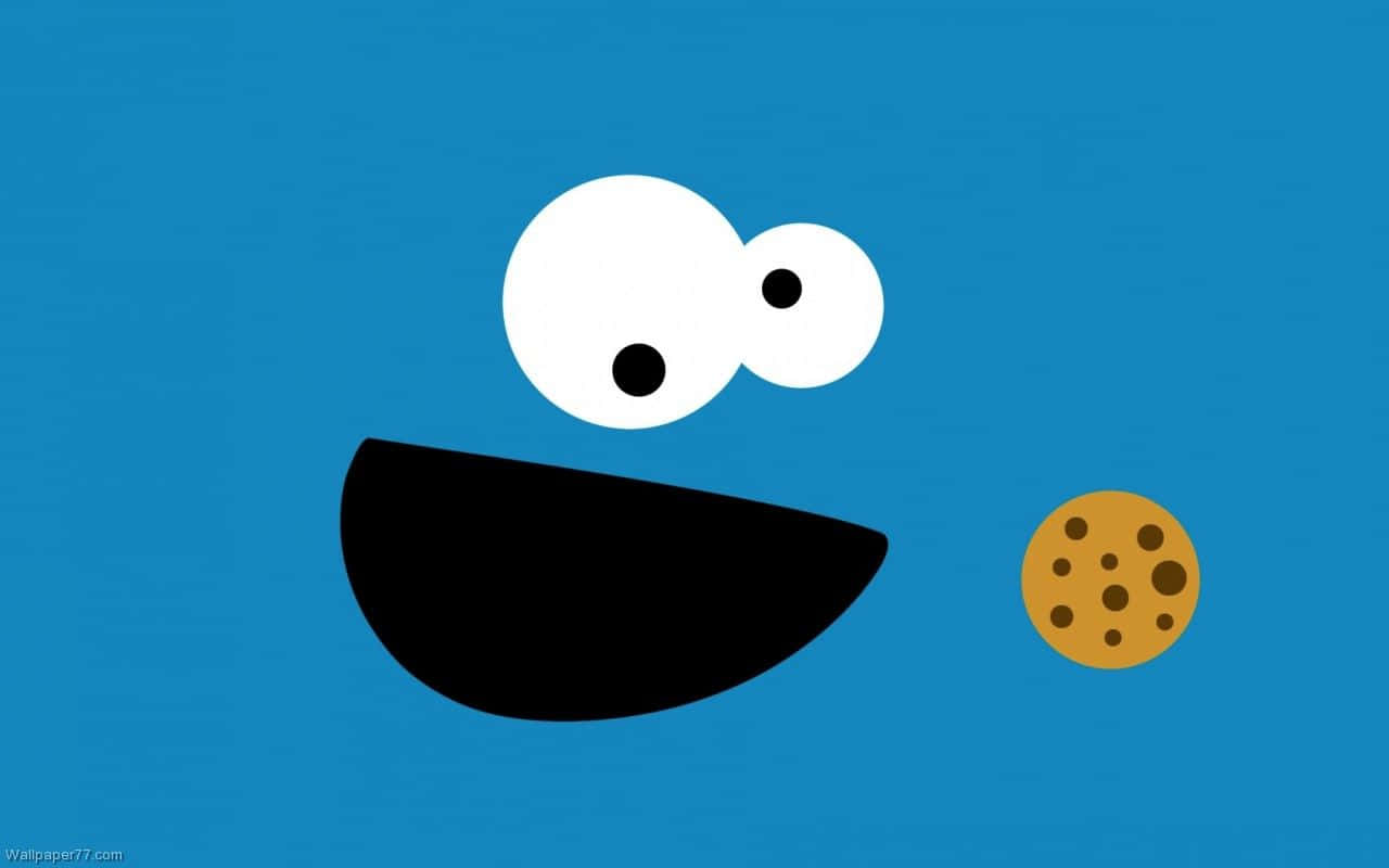 Funny Food Cookie Monster Wallpaper