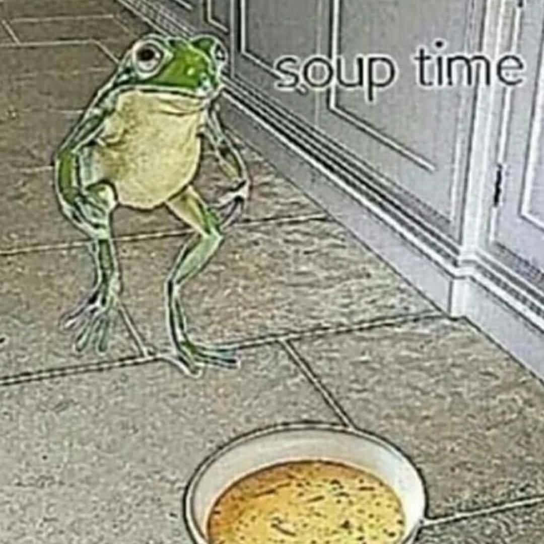 Funny Frog Soup Time Pictures