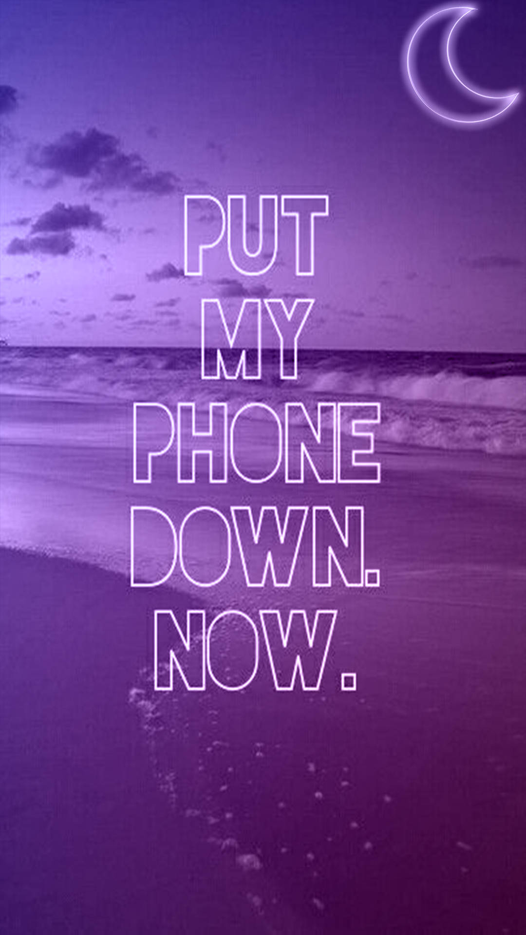 Funny Get Off My Phone Beach Wallpaper