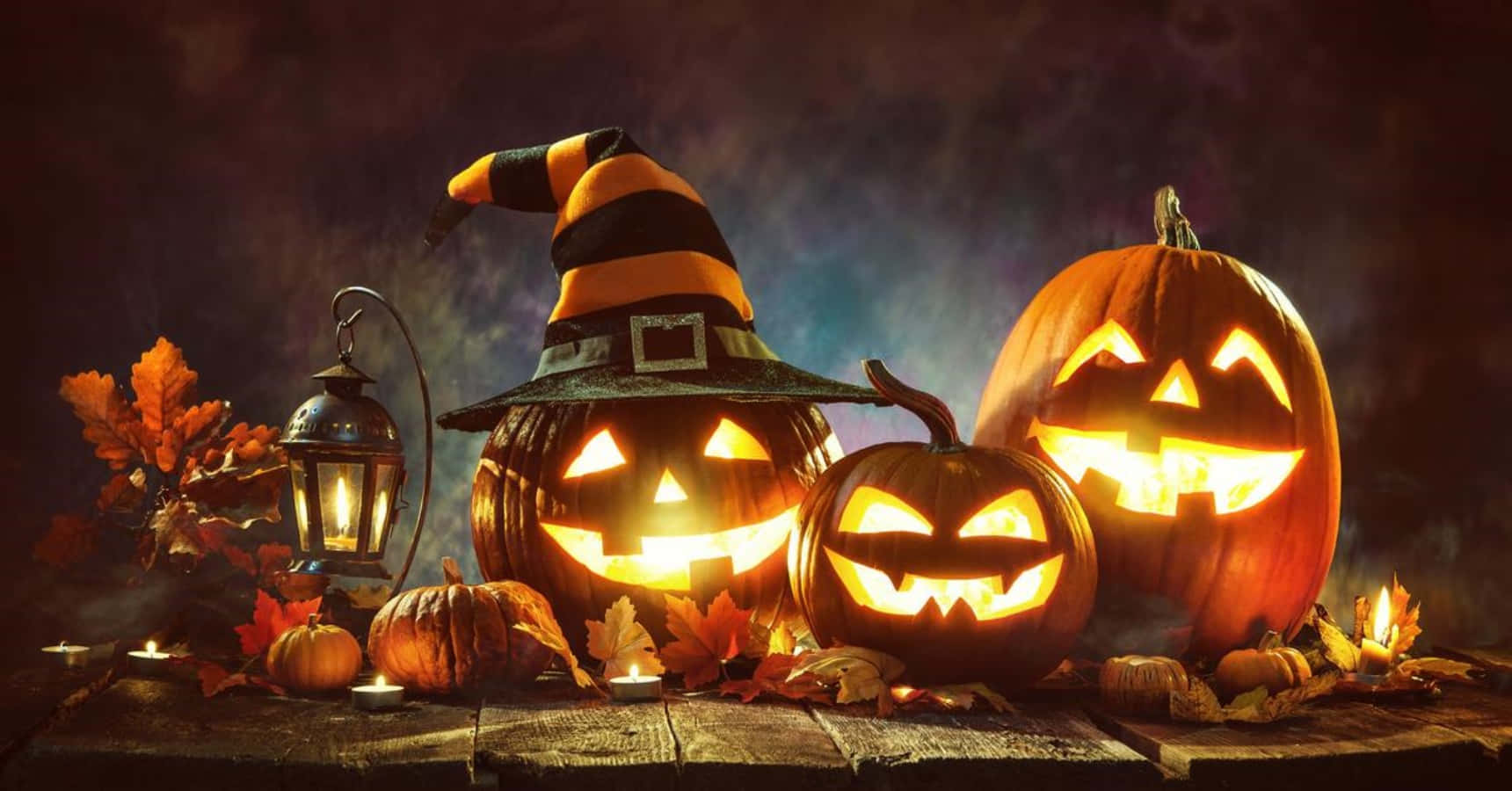 Divertentiimmagini Di Zucche Luminose Per Halloween