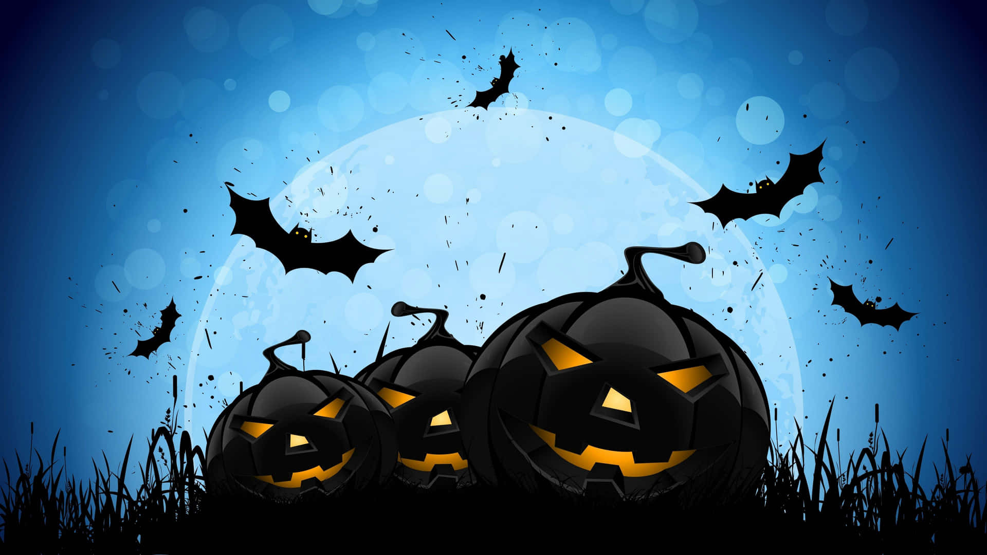 Get Ready for Halloween Night with a Funny Look Wallpaper