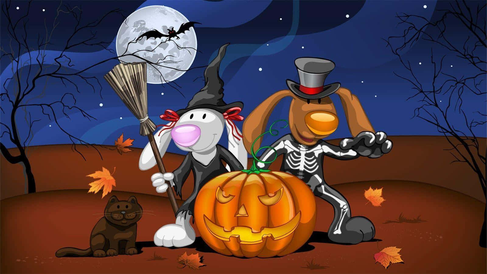 "Have a Spooktacular Halloween!" Wallpaper