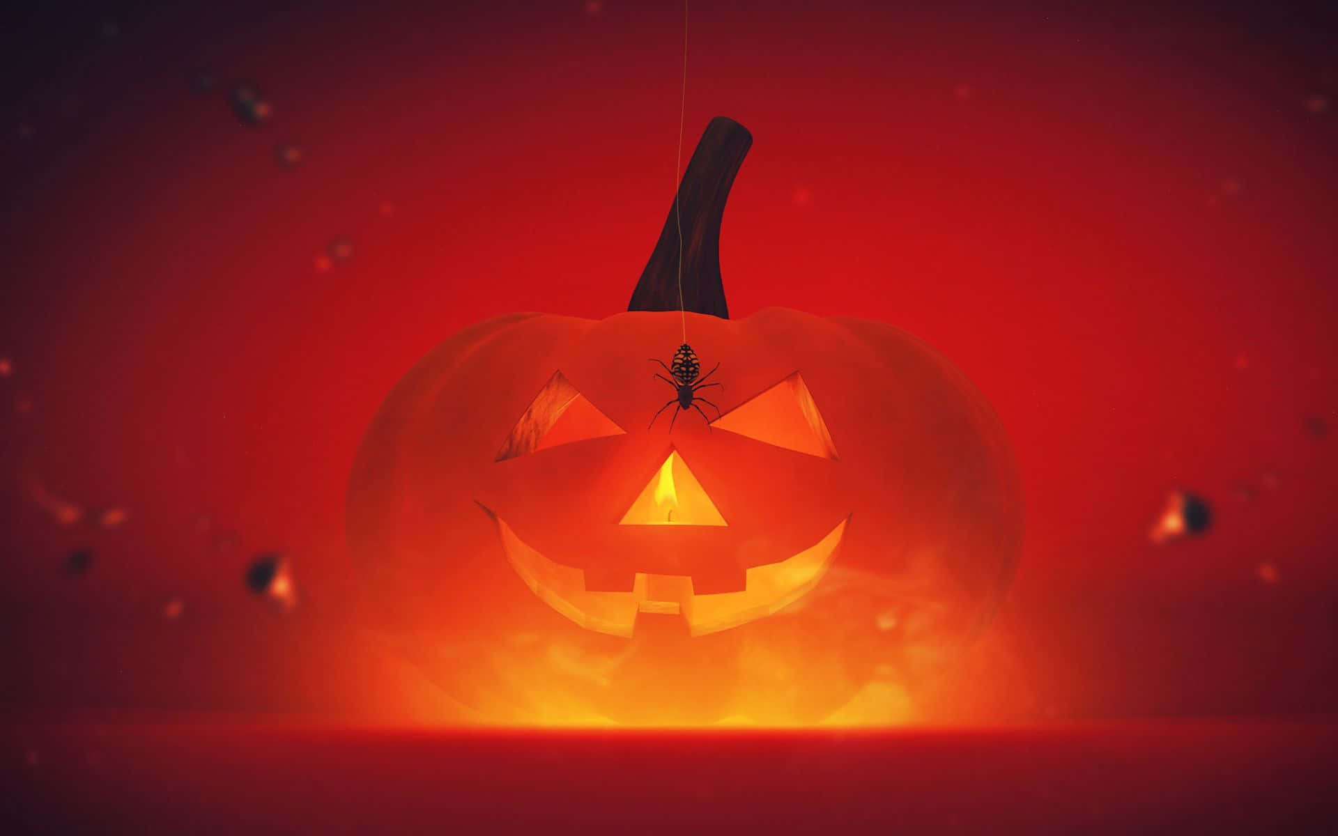 Komi Den Läskiga Stämningen Med Denna Roliga Halloween Tapet Till Din Dator Eller Mobiltelefon! Wallpaper