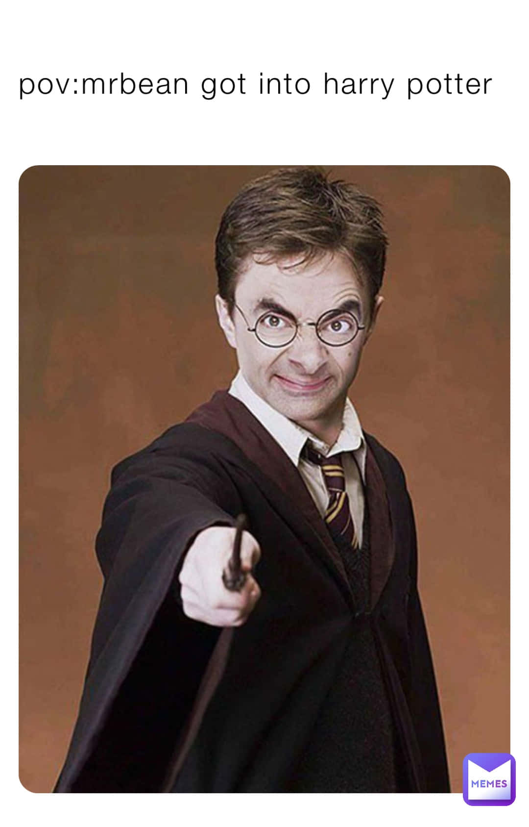 Roligharry Potter Mr. Bean Redigerad Bild