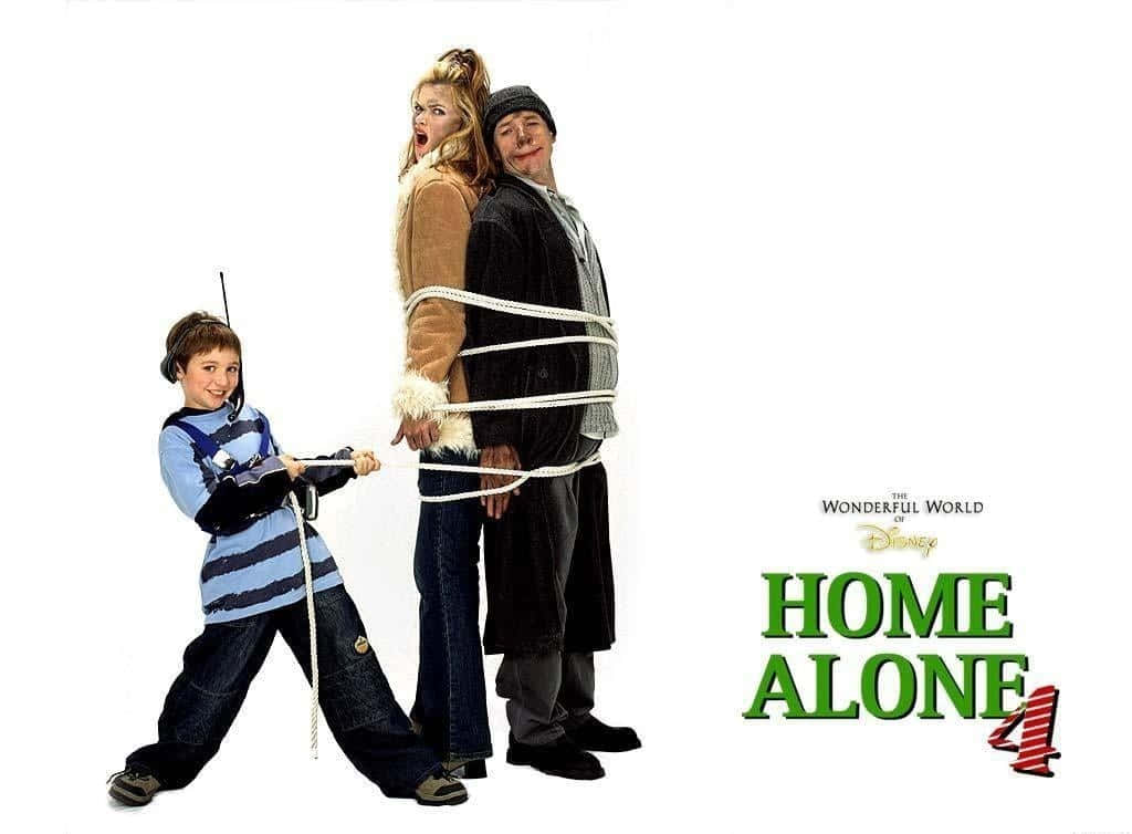 Funny Home Alone 4 Tied Up Villains Wallpaper