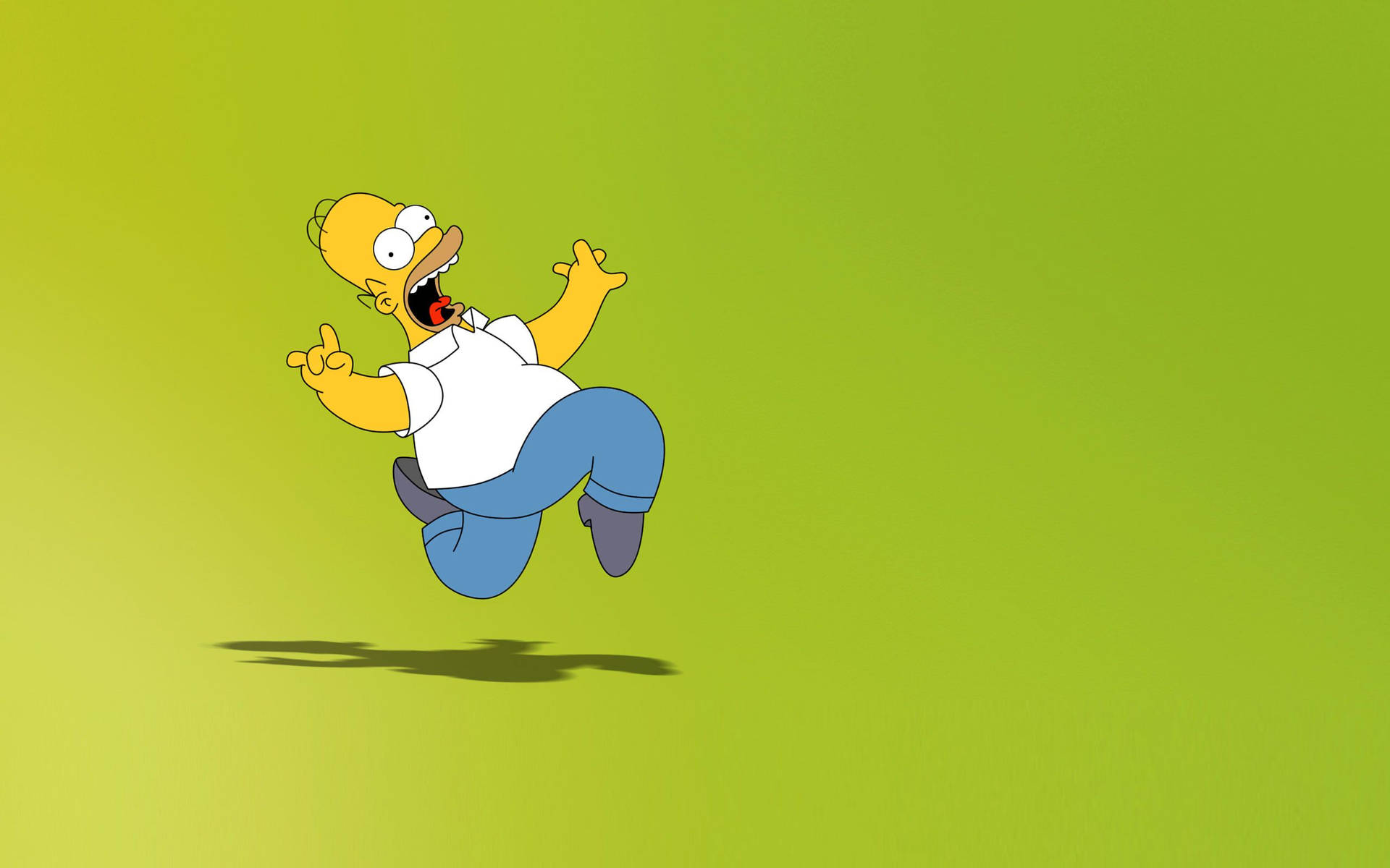 Sjove Homer The Simpsons tapeter til PC eller mobiltelefoner. Wallpaper