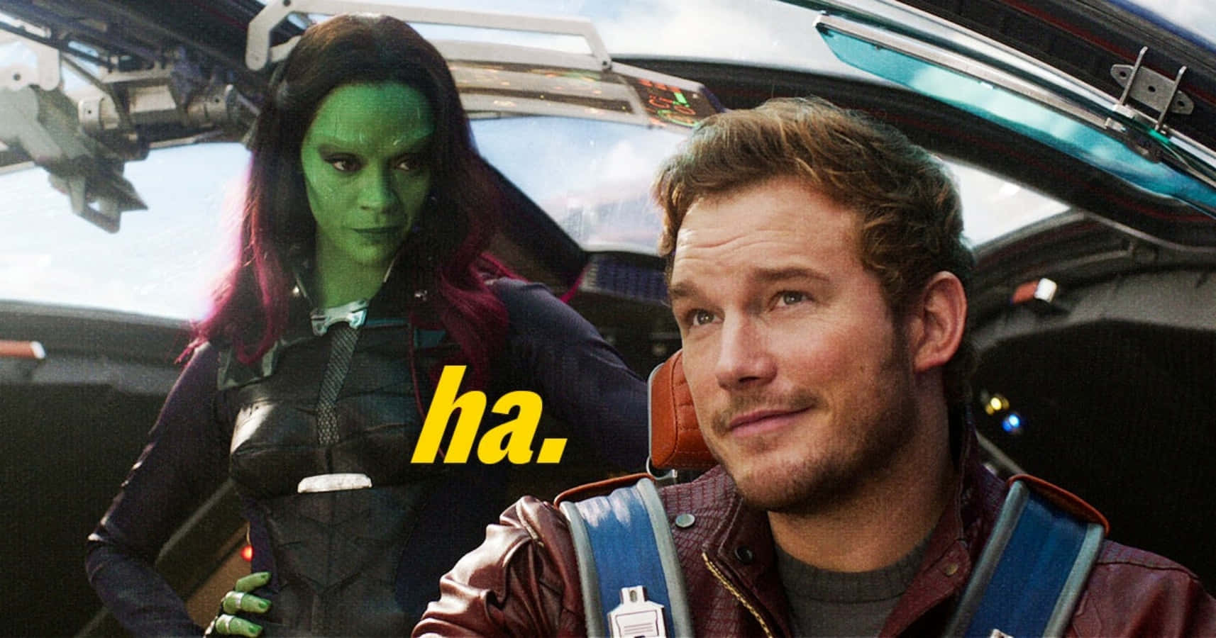 Funny Marvel Star-lord And Gamora Picture