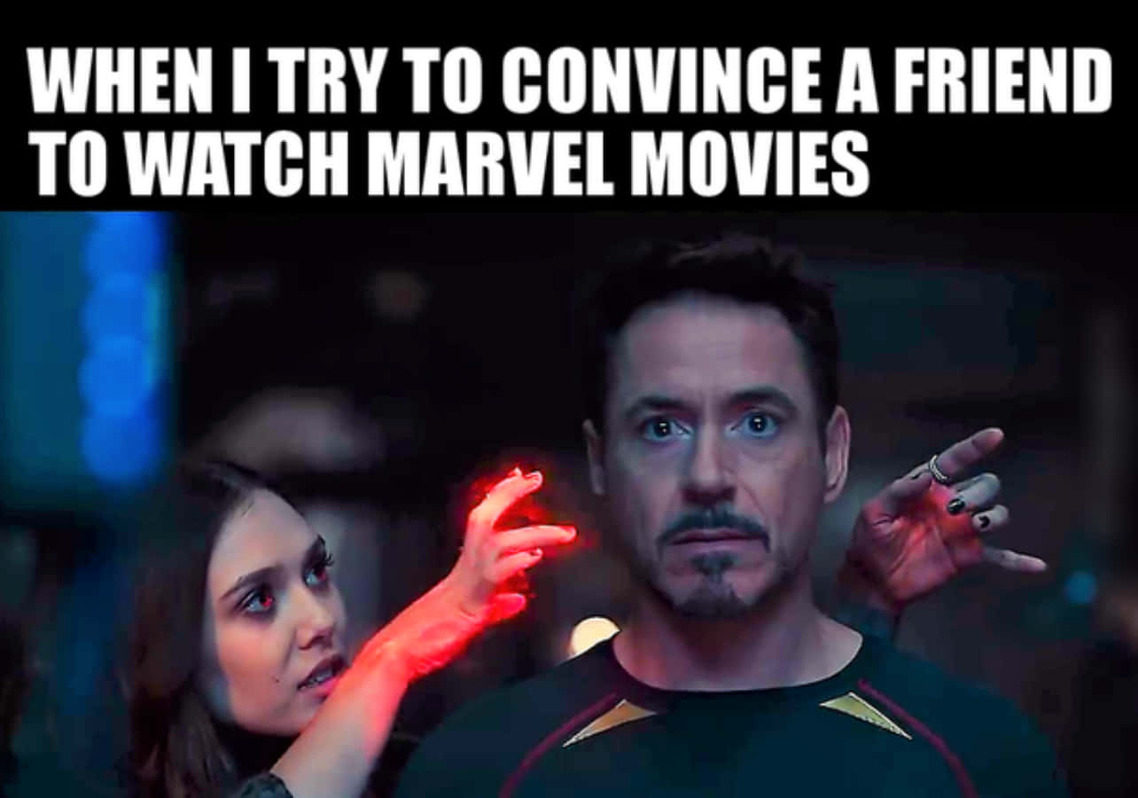 Funny Marvel Meme Scarlet Witch Tony Stark Picture