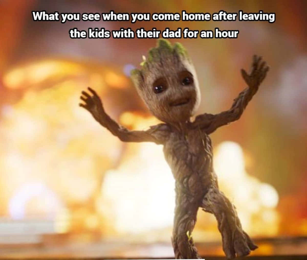 Funny Marvel Meme Guardians Of The Galaxy Groot Explosion Picture