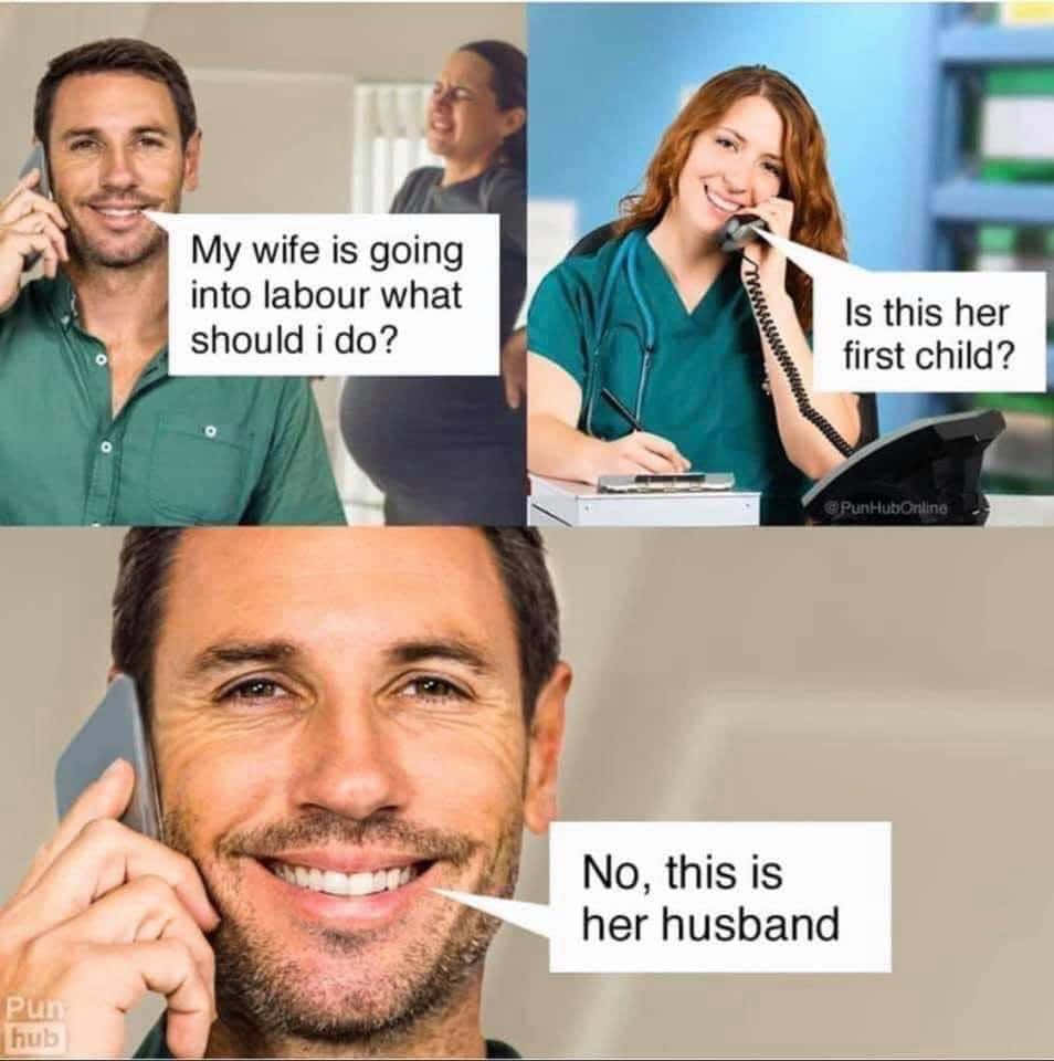 A Woman Is Talking On The Phone With Her Husband