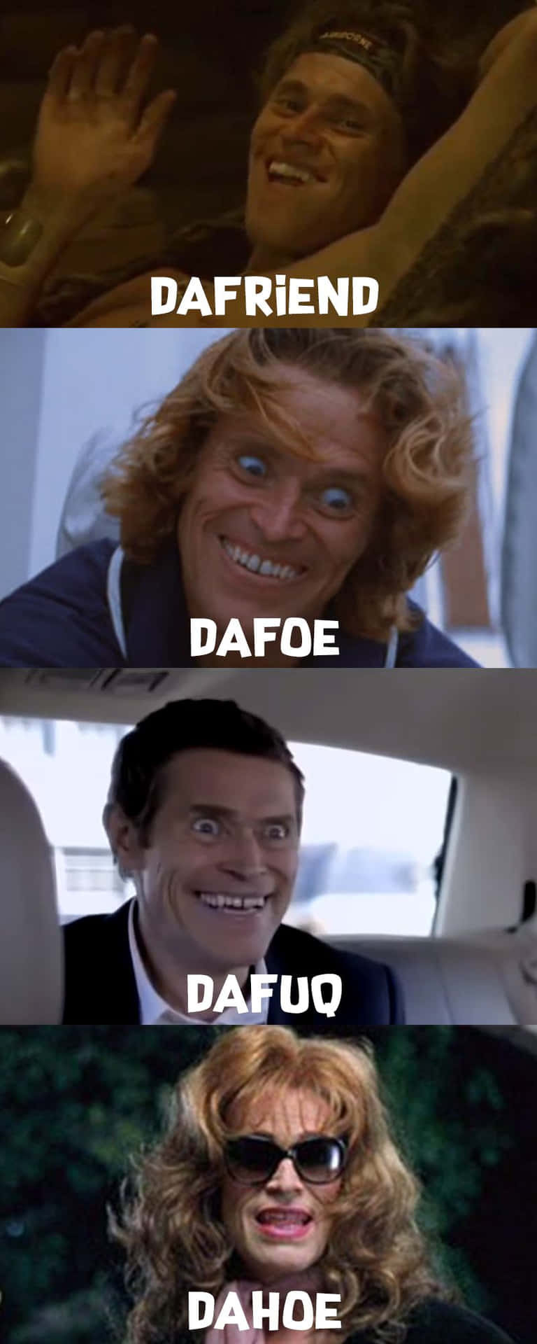 Funny Memes Willem Dafoe Acting Pictures