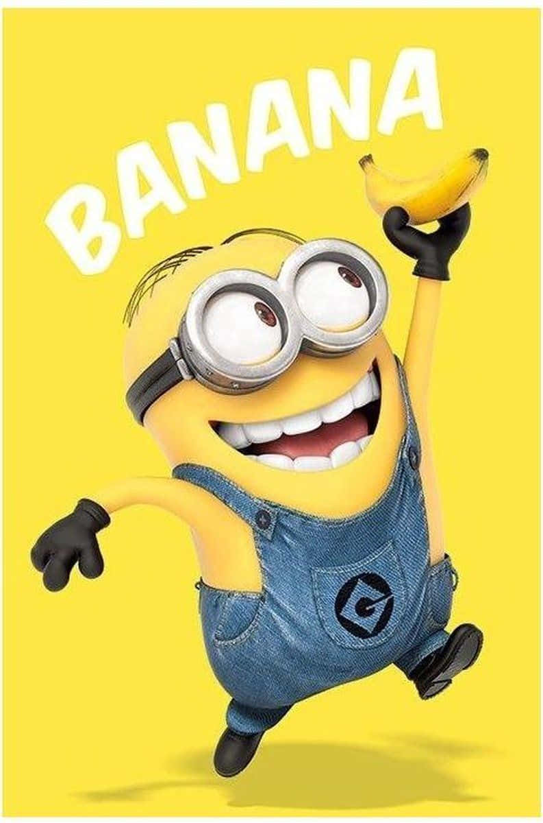 Fröhlicheund Lustige Minion-bananenbilder