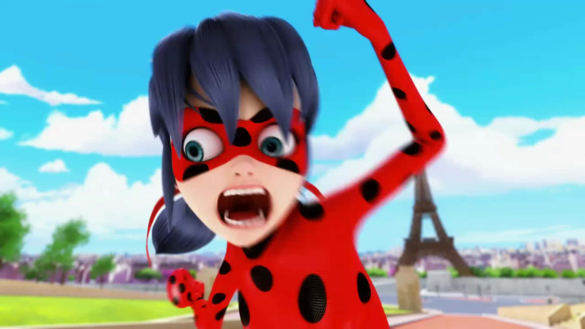Funny Miraculous Ladybug Punch Funny Face Picture