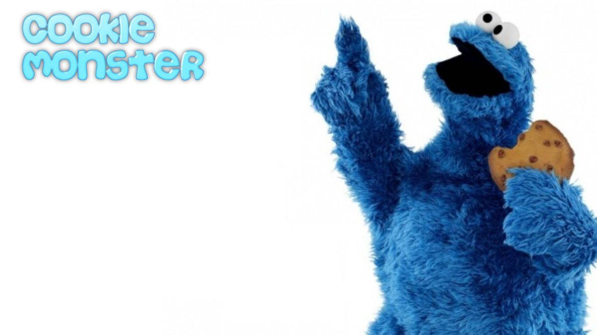 Funny Muppet Cookie Monster Wallpaper