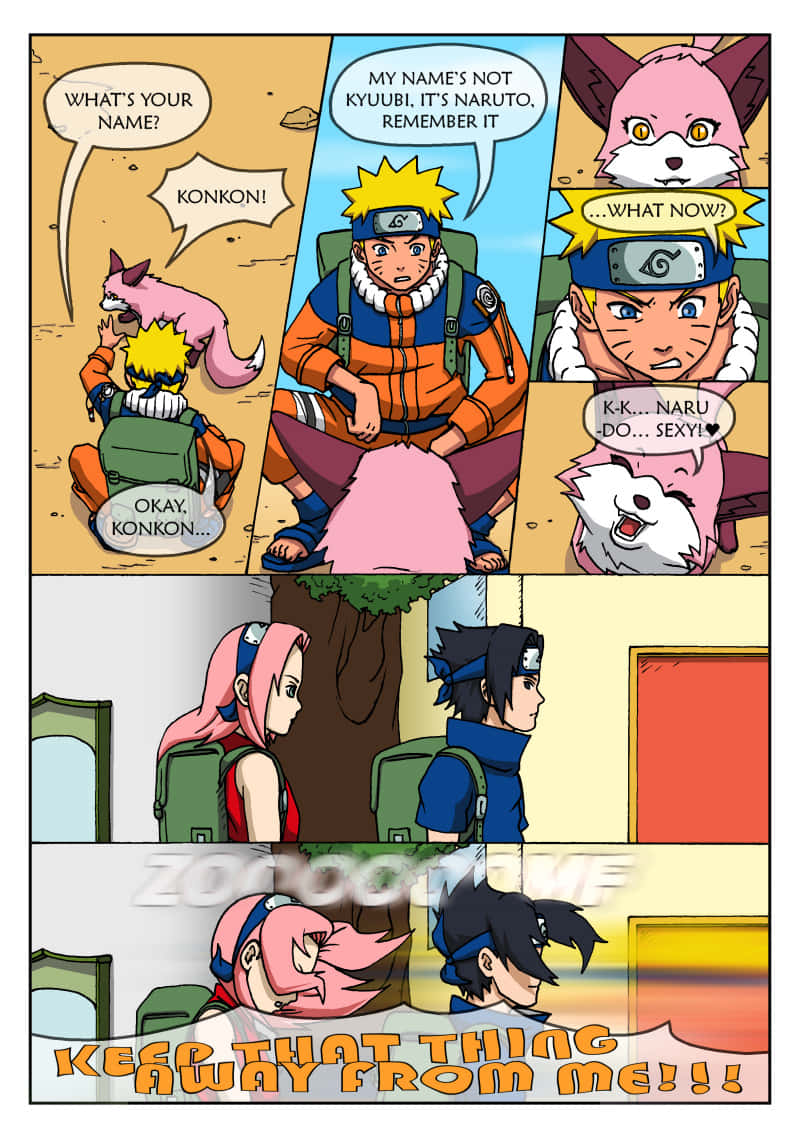 Hilarious Naruto moment caught in action