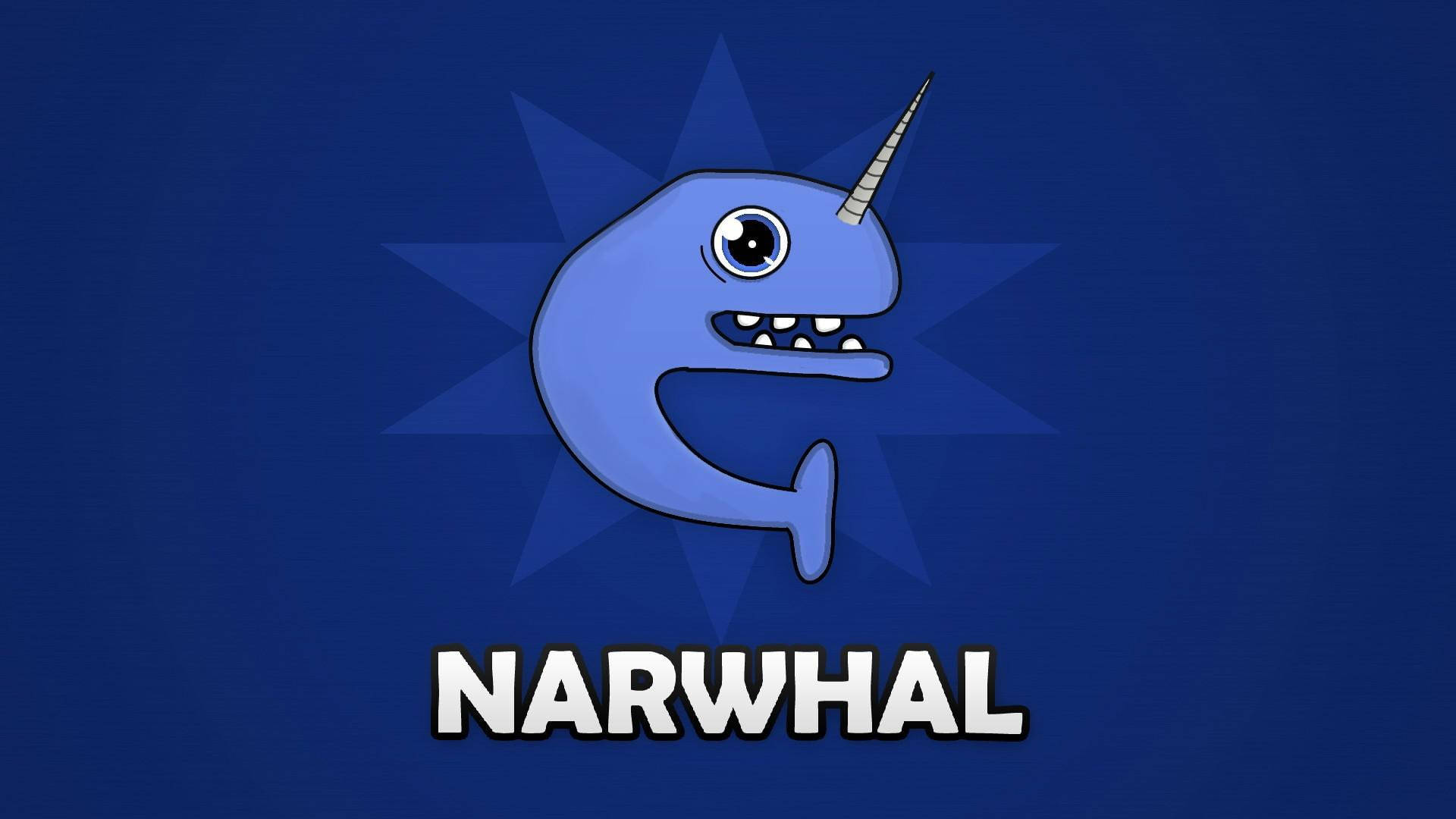 Funny Narwhal Art