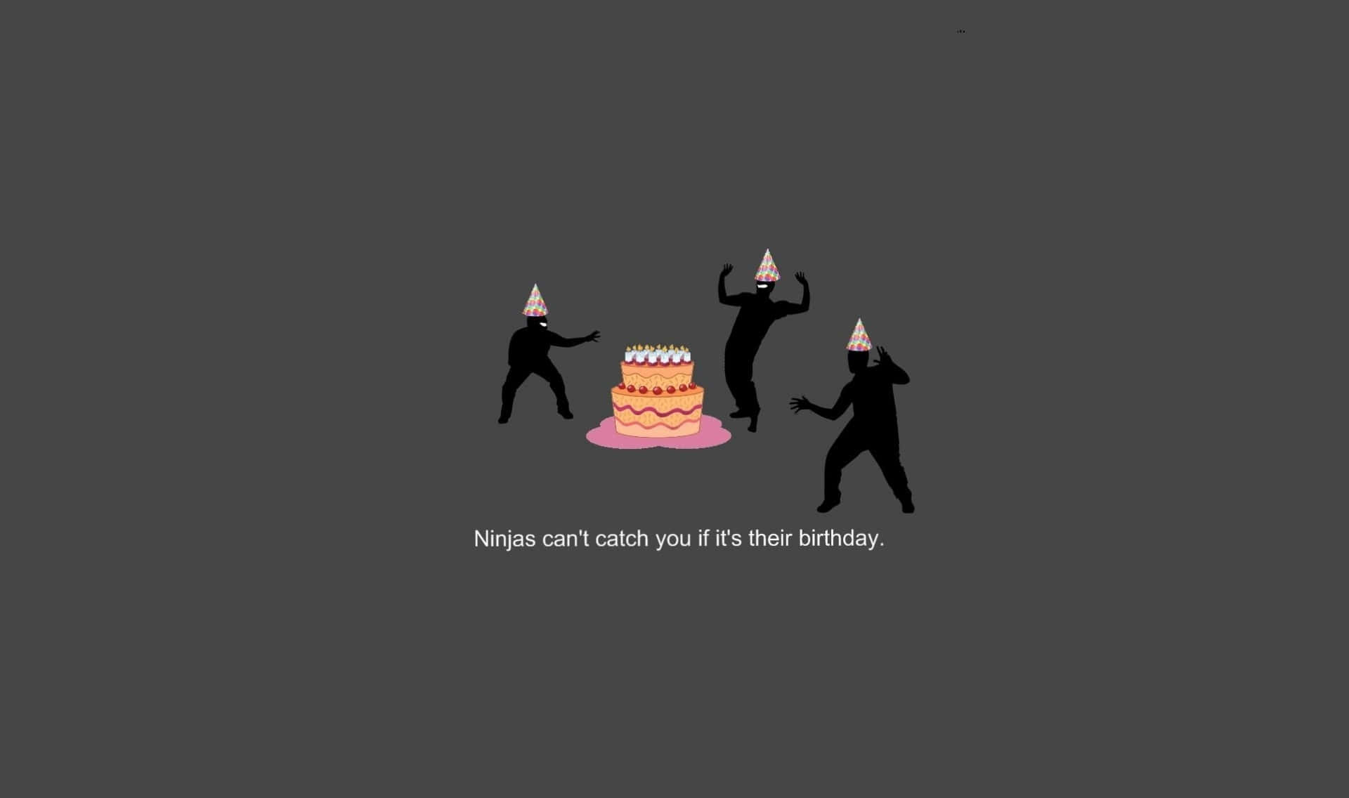 Funny Ninja Birthday Picture