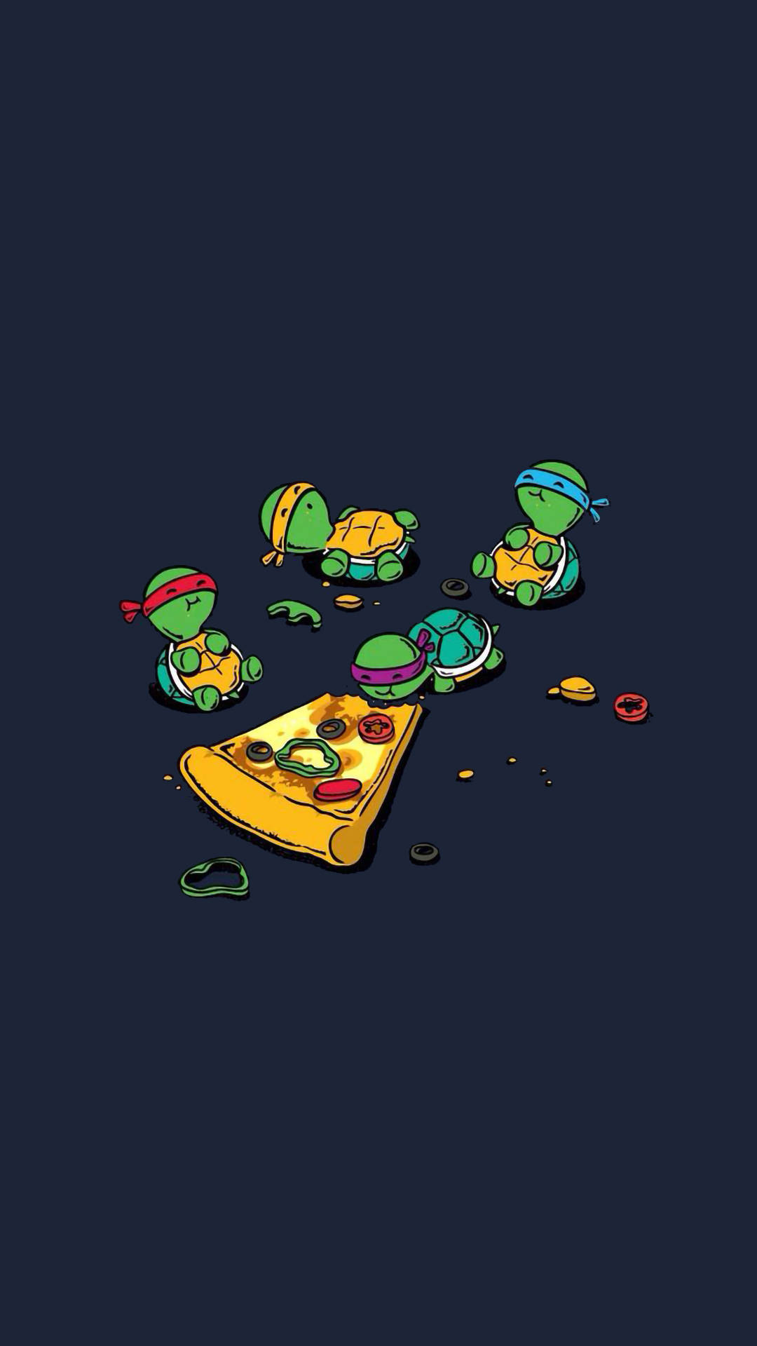 Witzigeninja Turtles Ästhetik Wallpaper