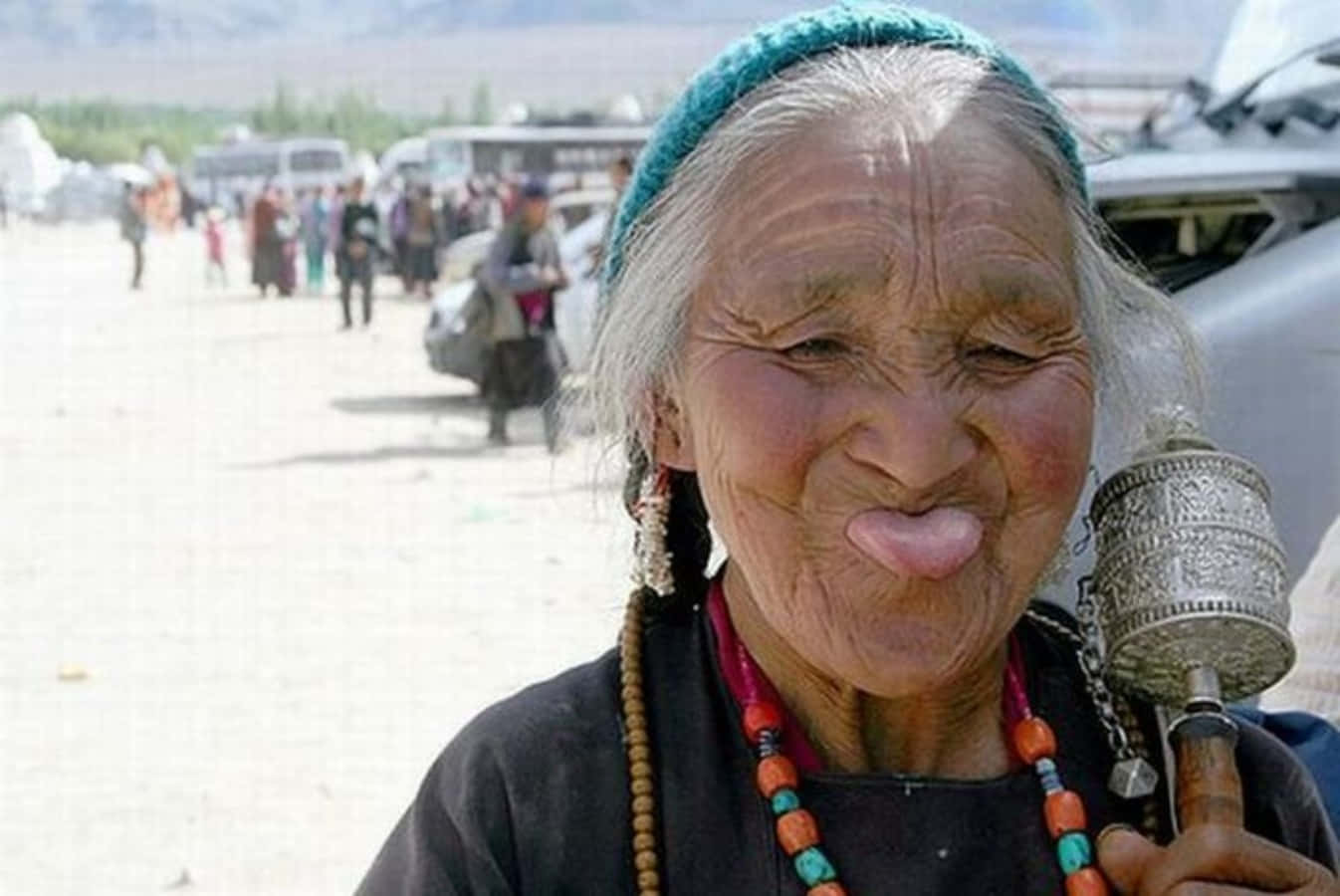 Funny Old Lady Tongue Out Pictures