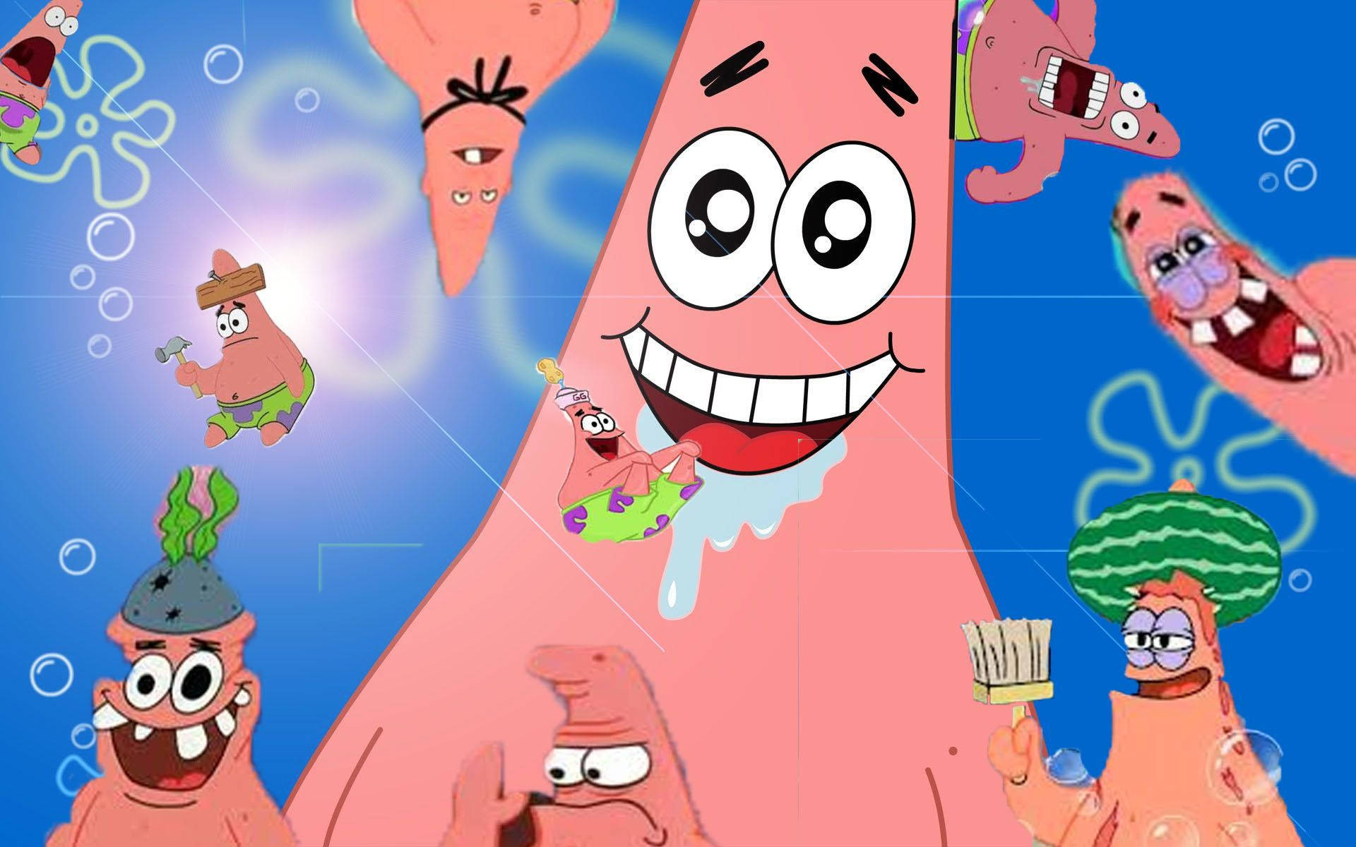 Spongebobschwammkopf - Bildschirmaufnahme Wallpaper
