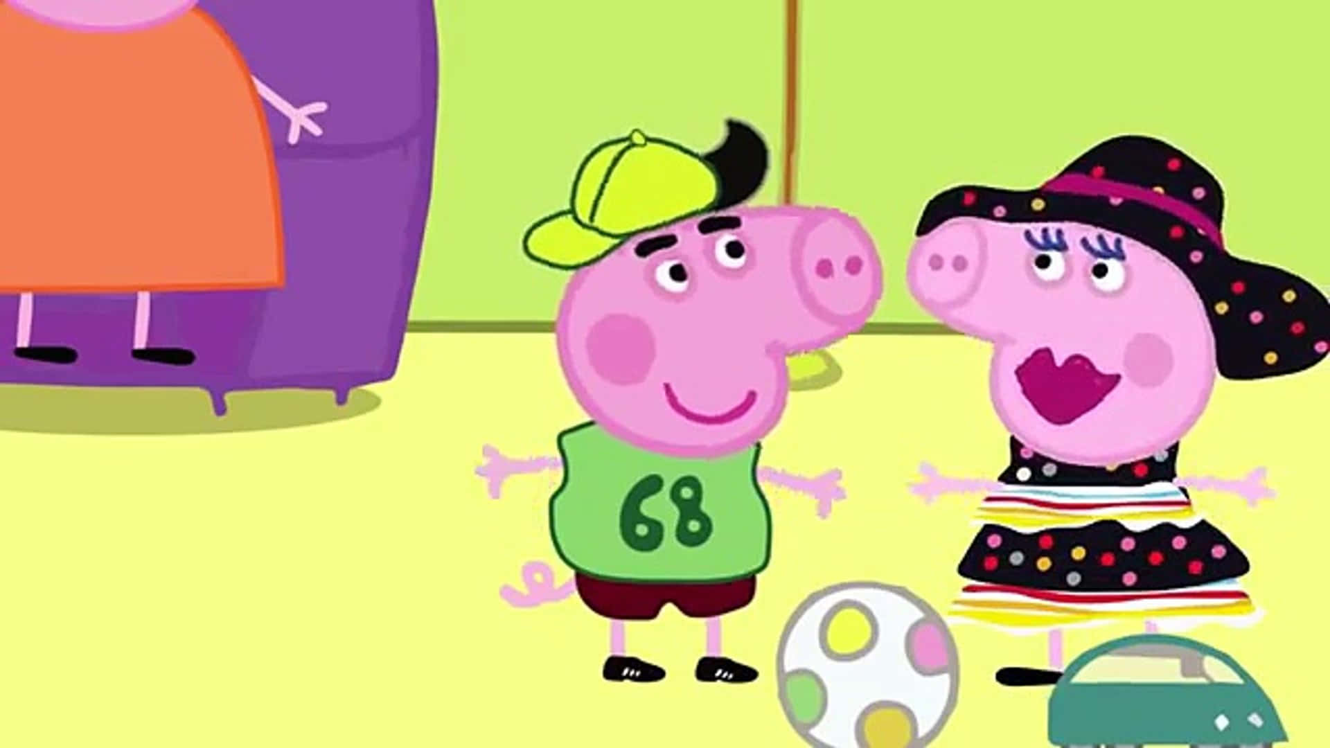 Funny Daddy Mummy Glam Peppa Pig Picture