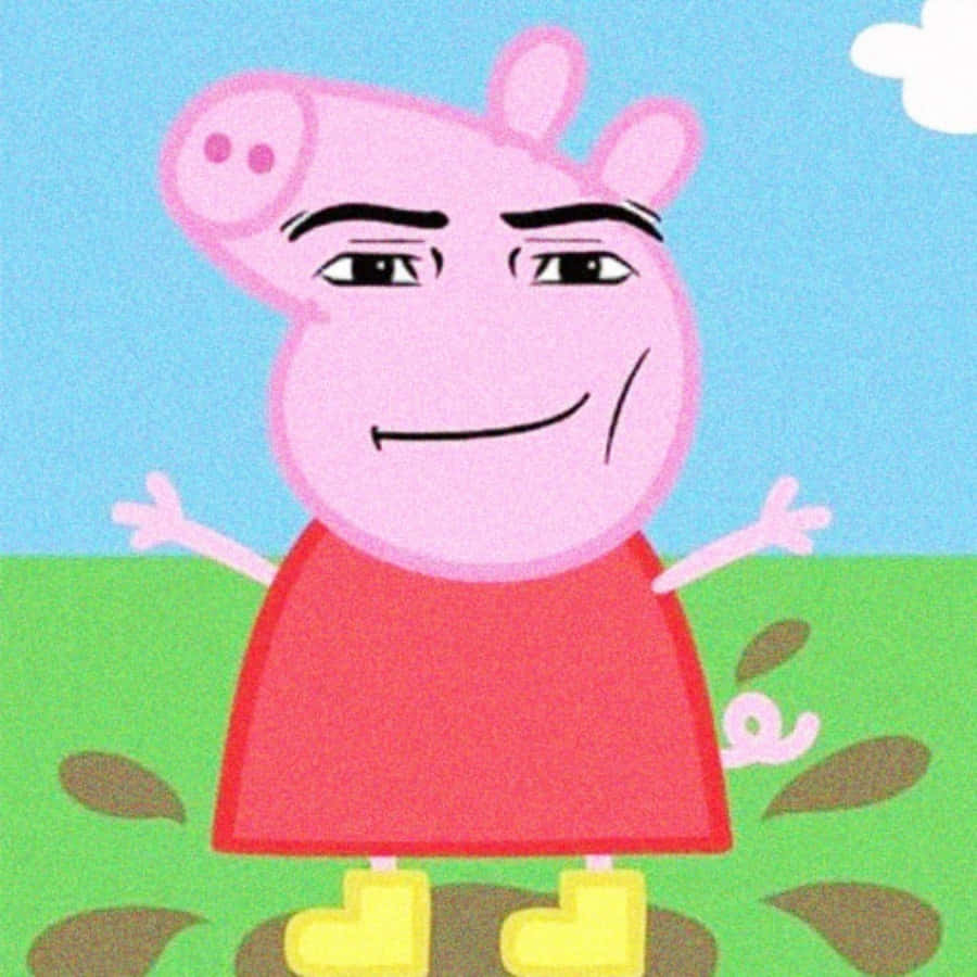 Funny Strange Peppa Pig Picture