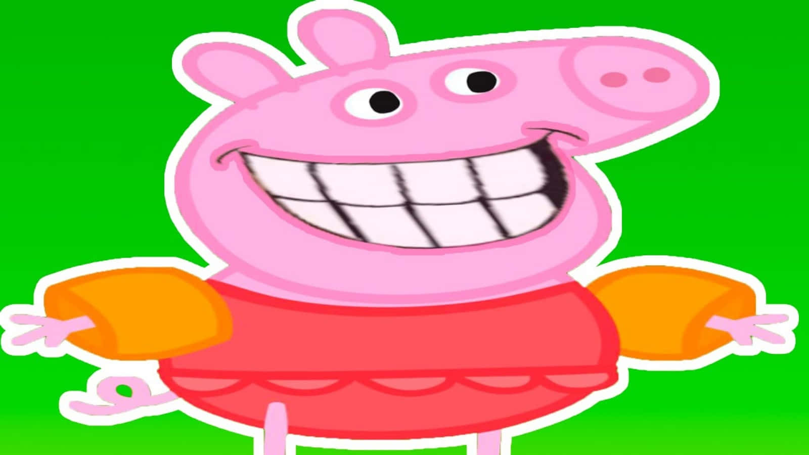 Funny Happy Peppa Pig Picture