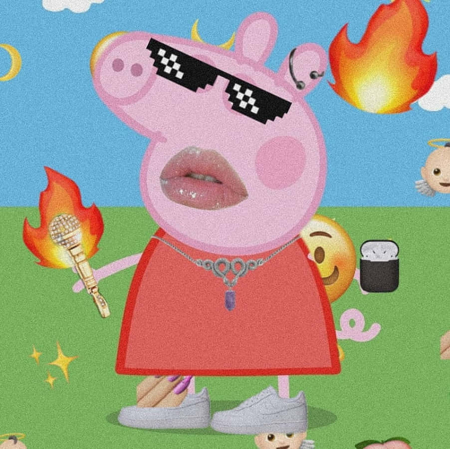 Funny Baddie Peppa Pig Picture