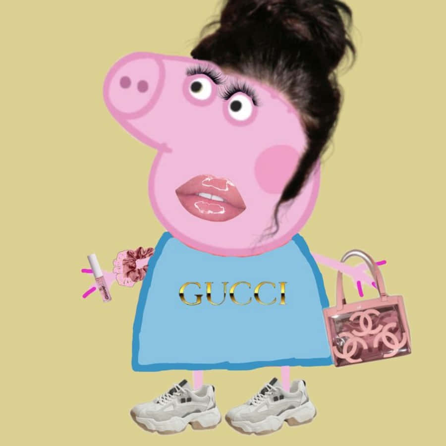 Funny Fashion Peppa Pig Picture