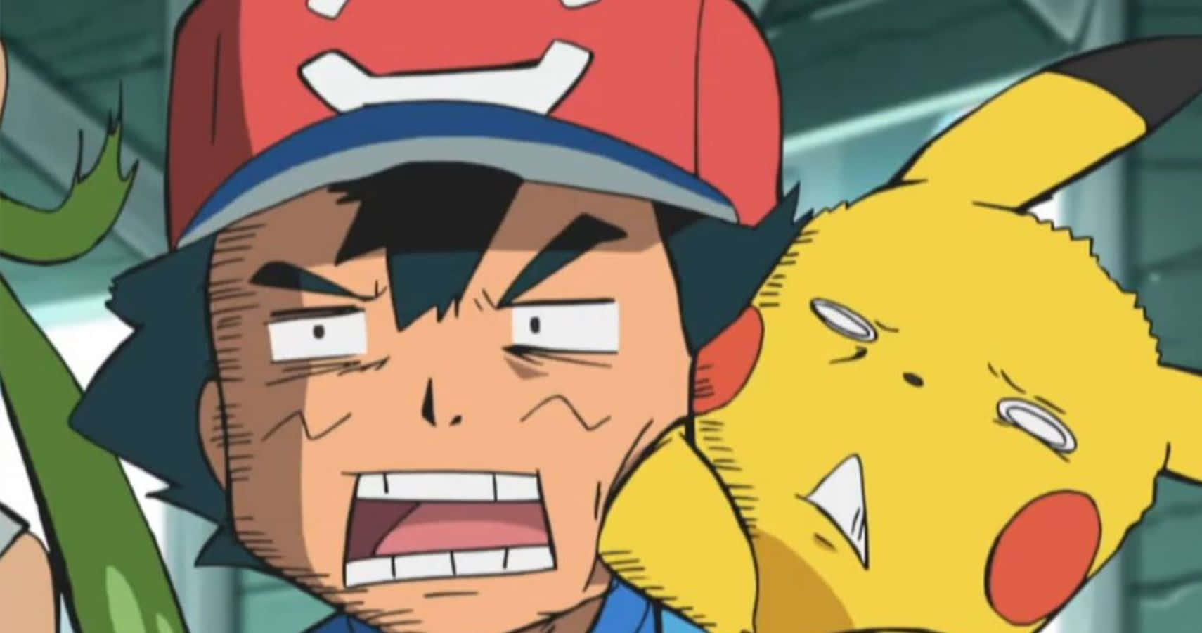 Funny Ash And Pikachu Pokemon Picture