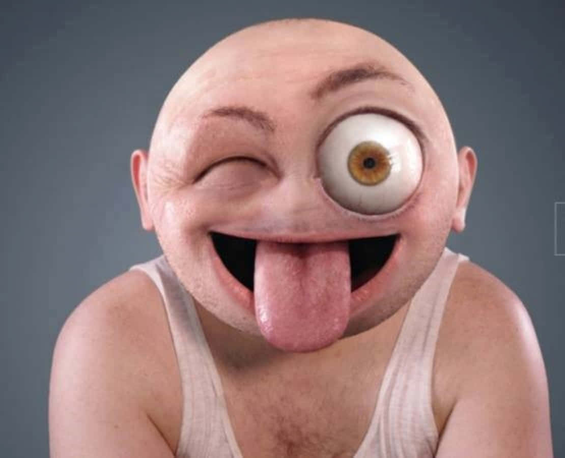 Funny Big Eyes And Tongue Profile Picture 1110 x 900 Picture