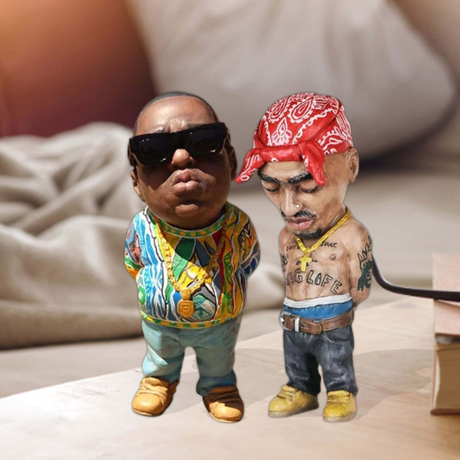 Divertidasimágenes De Los Raperos Biggie Y Tupac
