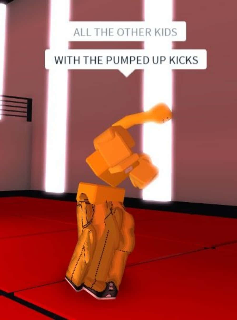 Funny Roblox Orange Character Picture