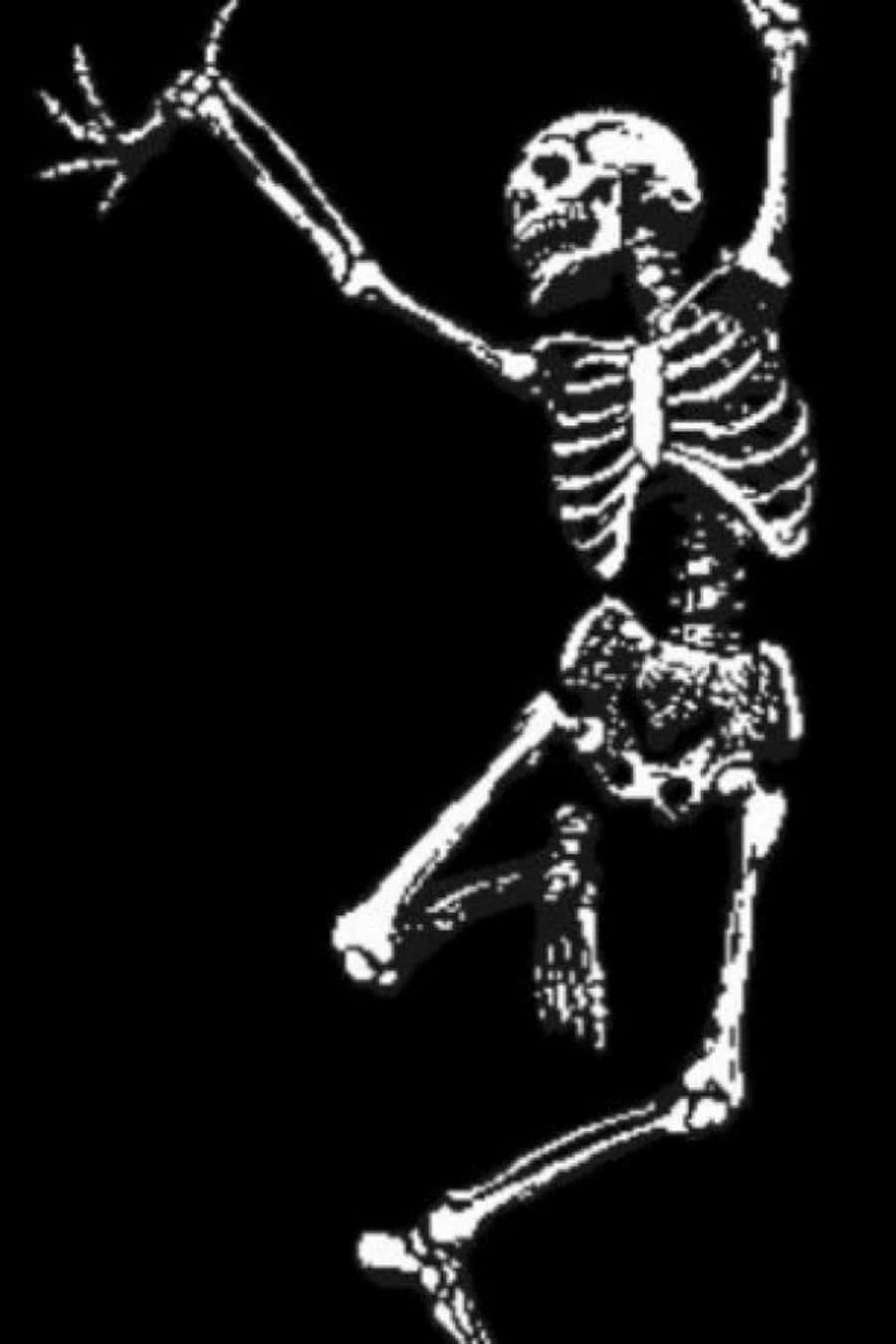 Funny Skeleton Dancing Art Pictures