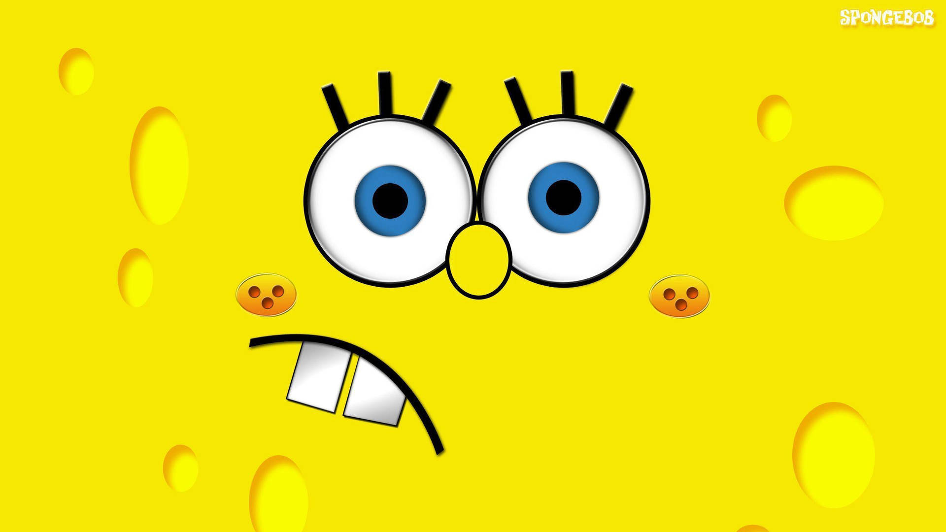 Funny Spongebob Frowning Wallpaper