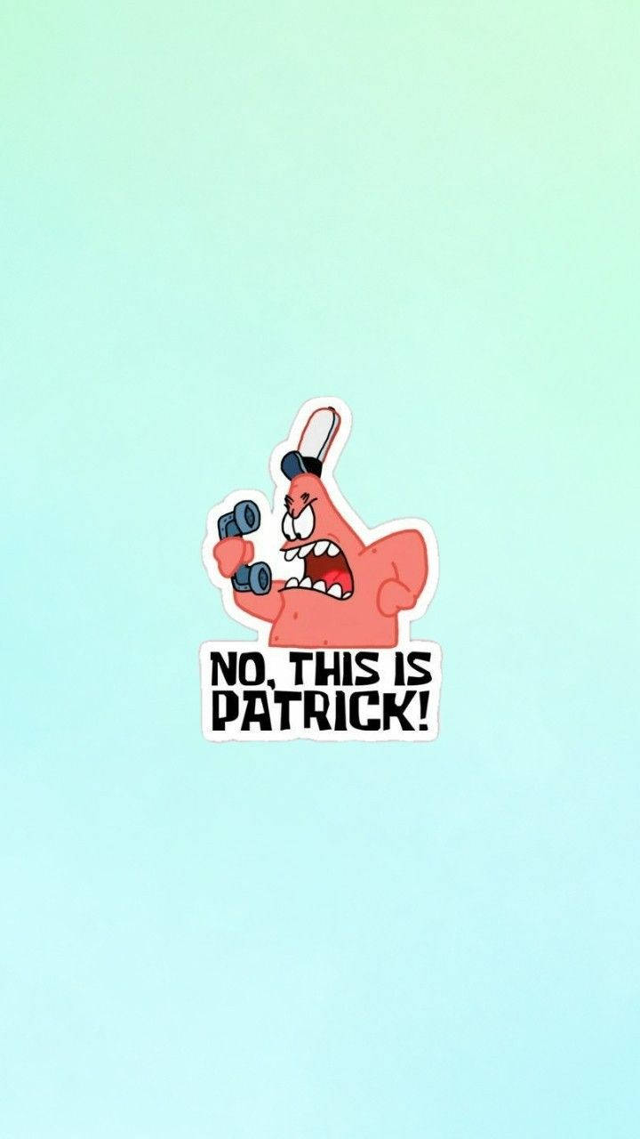 Divertidobob Esponja No, Esto Es Patrick. Fondo de pantalla