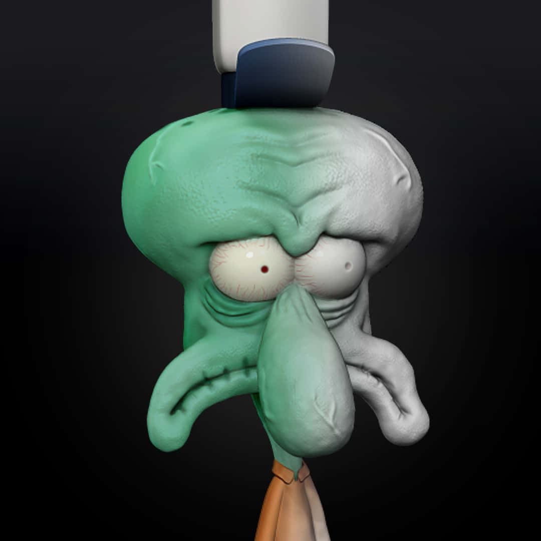 Download Funny 3d Squidward Pictures | Wallpapers.com