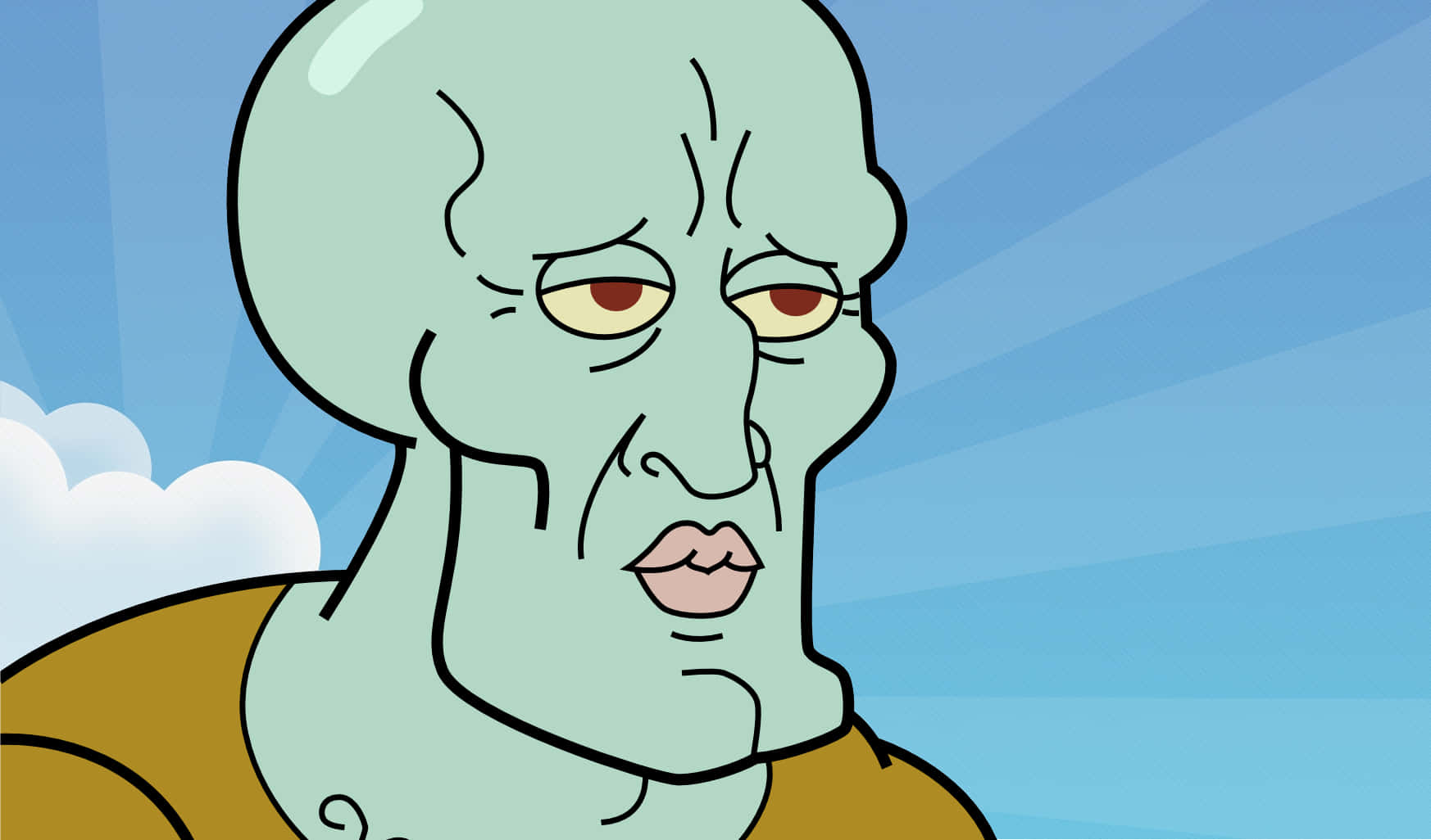 Funny Handsome Squidward Pictures
