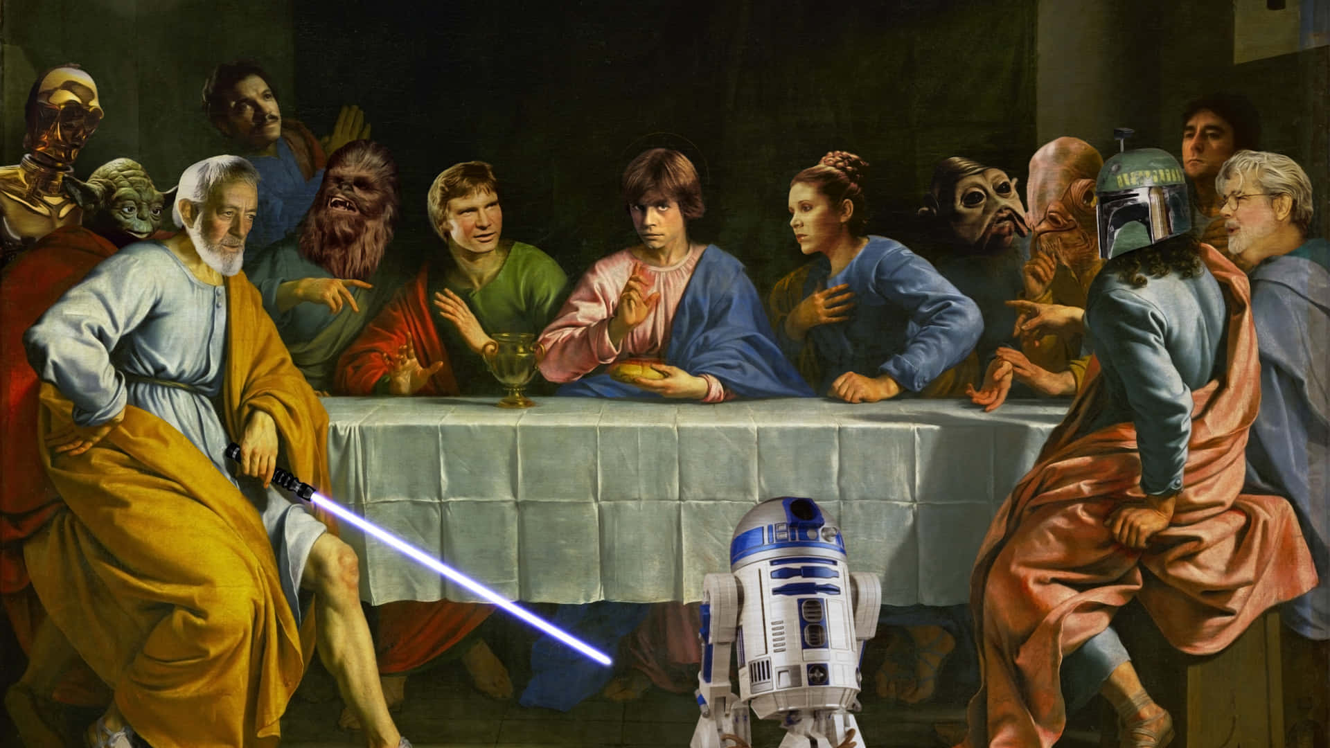Klassisk Star Wars kommer til live! Wallpaper