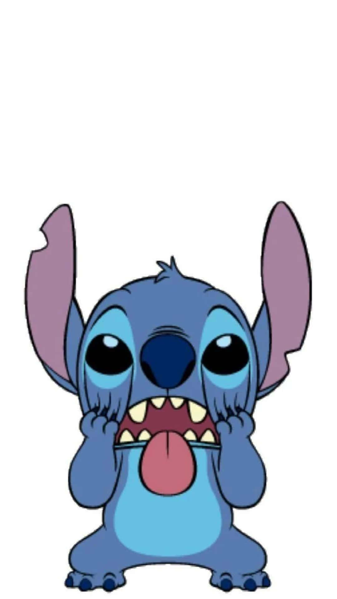 Funny Stitch Making Face Wallpaper