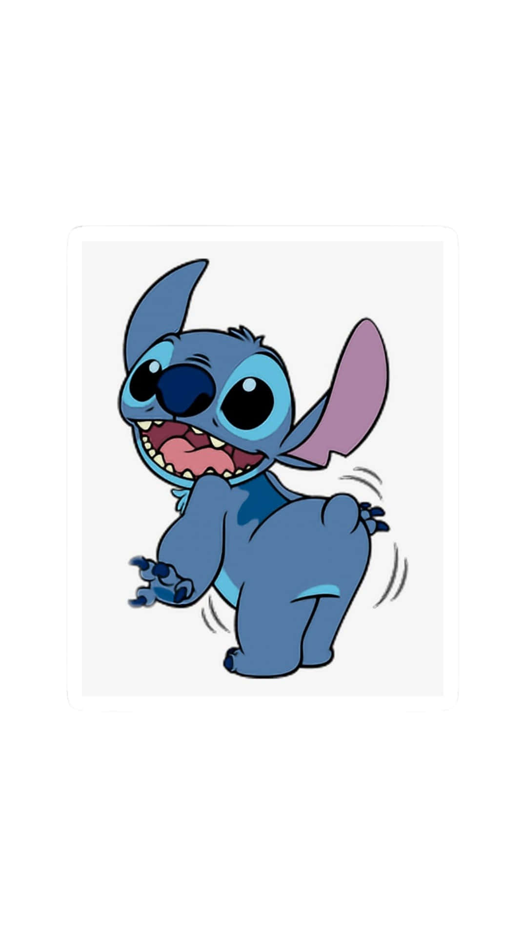 Funny Stitch Wagging Tail Wallpaper
