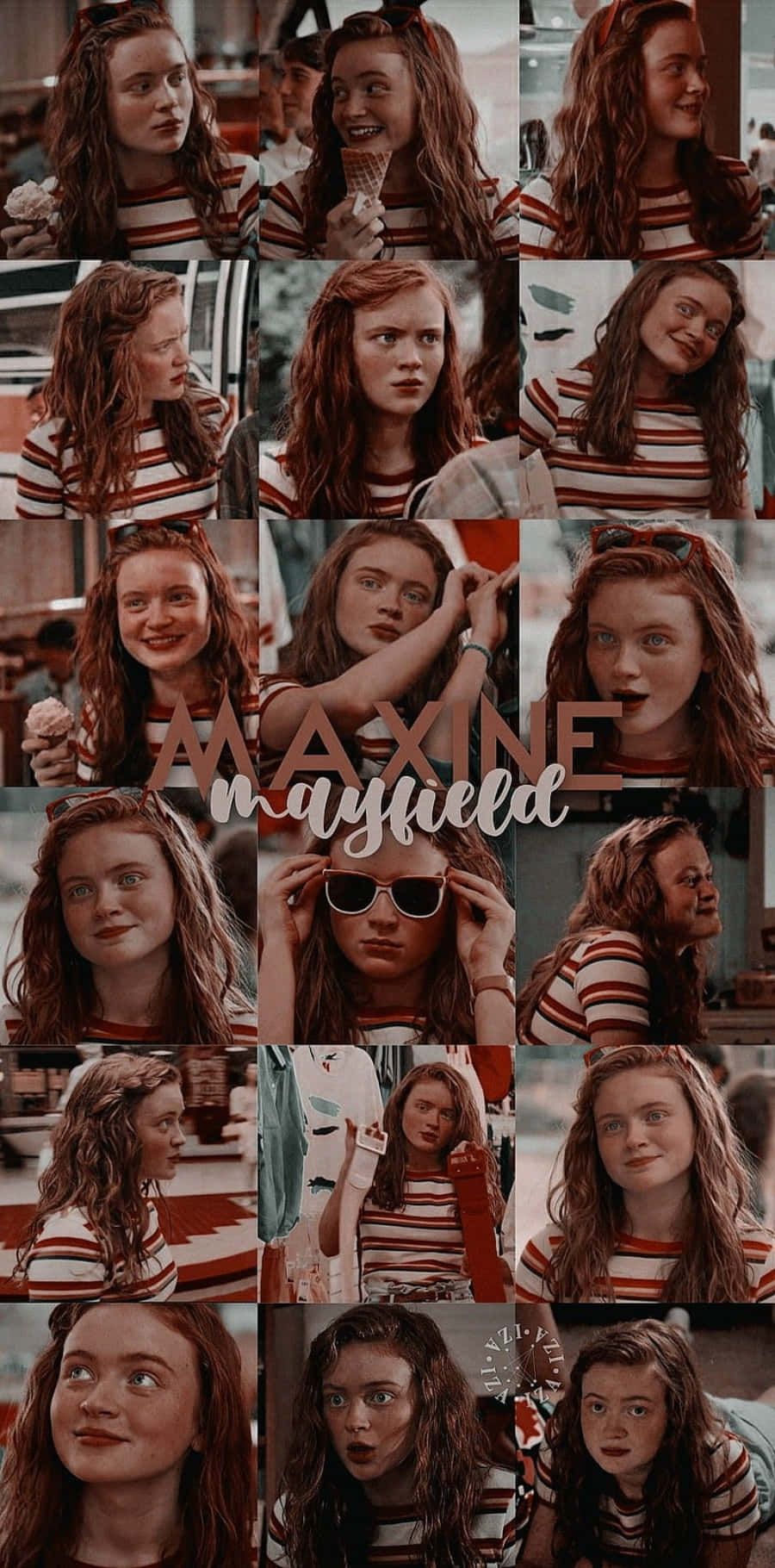 Funny Stranger Things Sadie Sink Collage Pictures