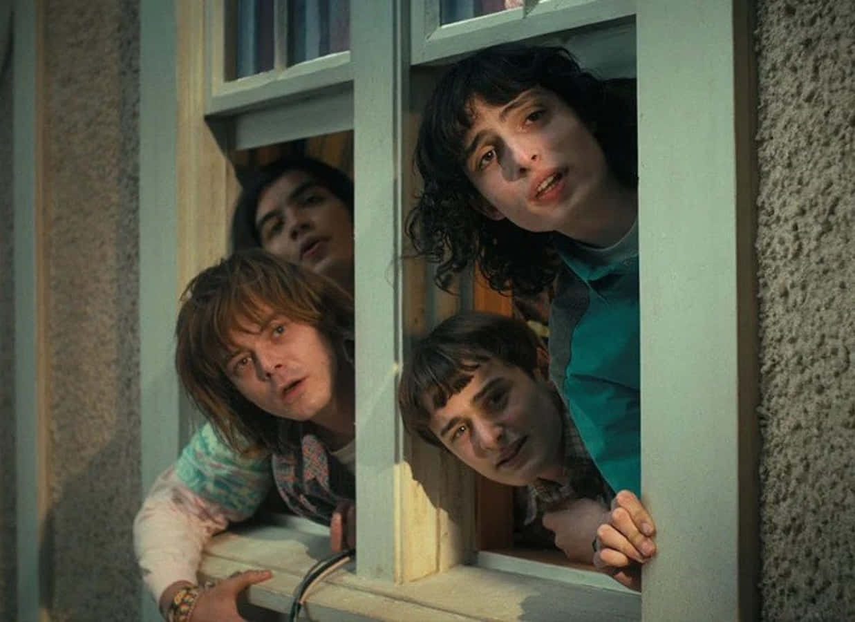 Funny Stranger Things Peeking From The Window Pictures