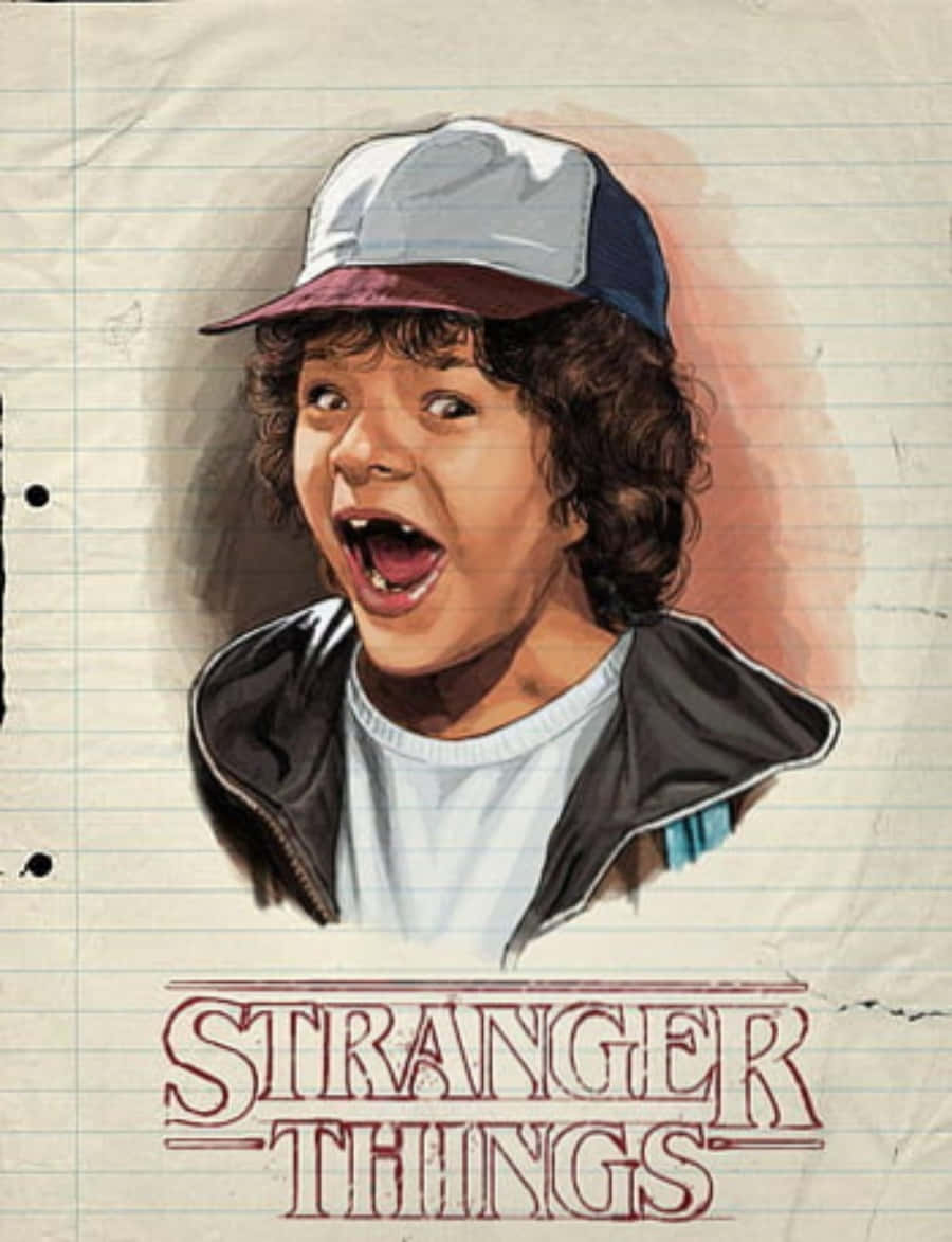 Funny Stranger Things Kid Painted Pictures