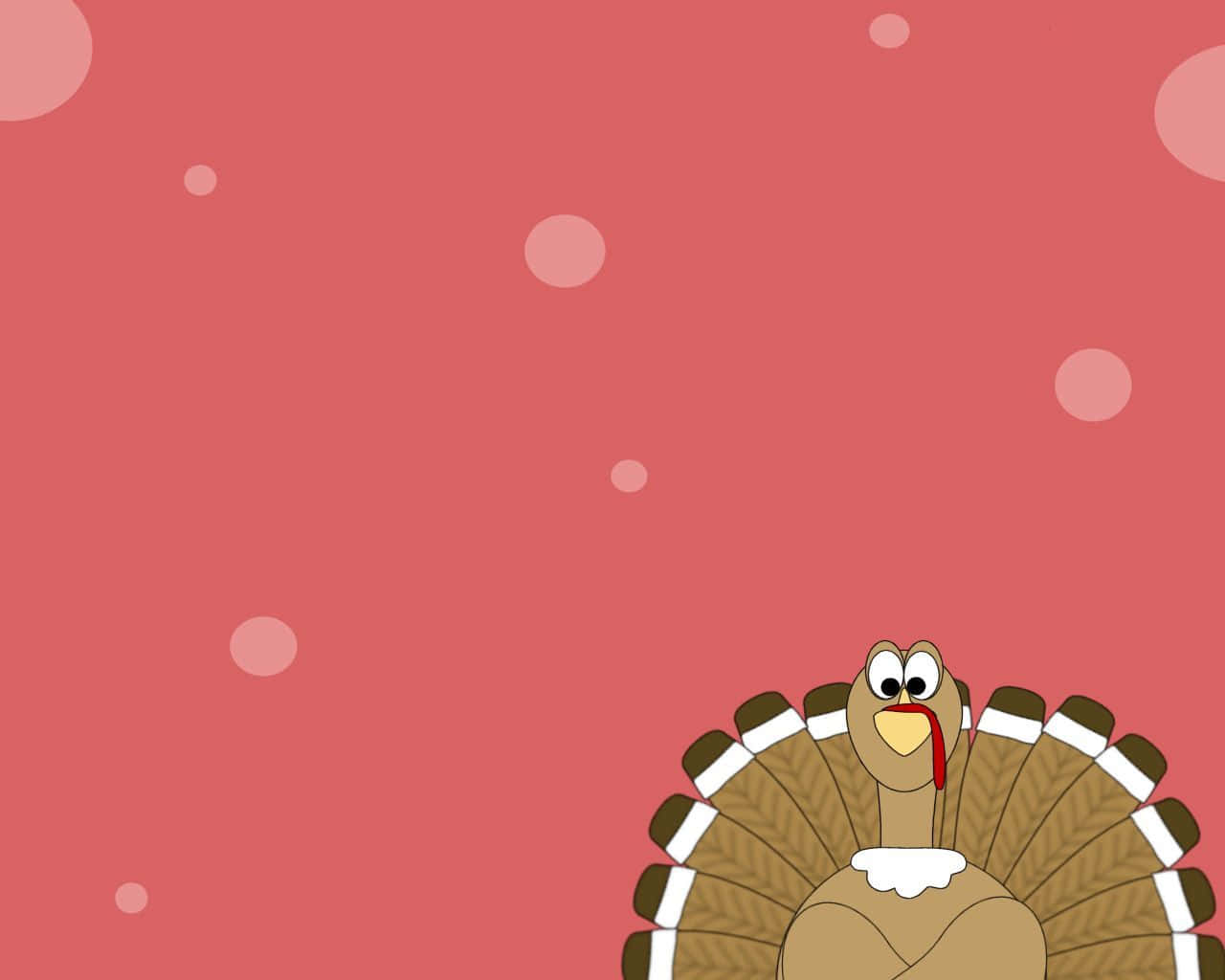 Funny Thanksgiving Pink Background Wallpaper