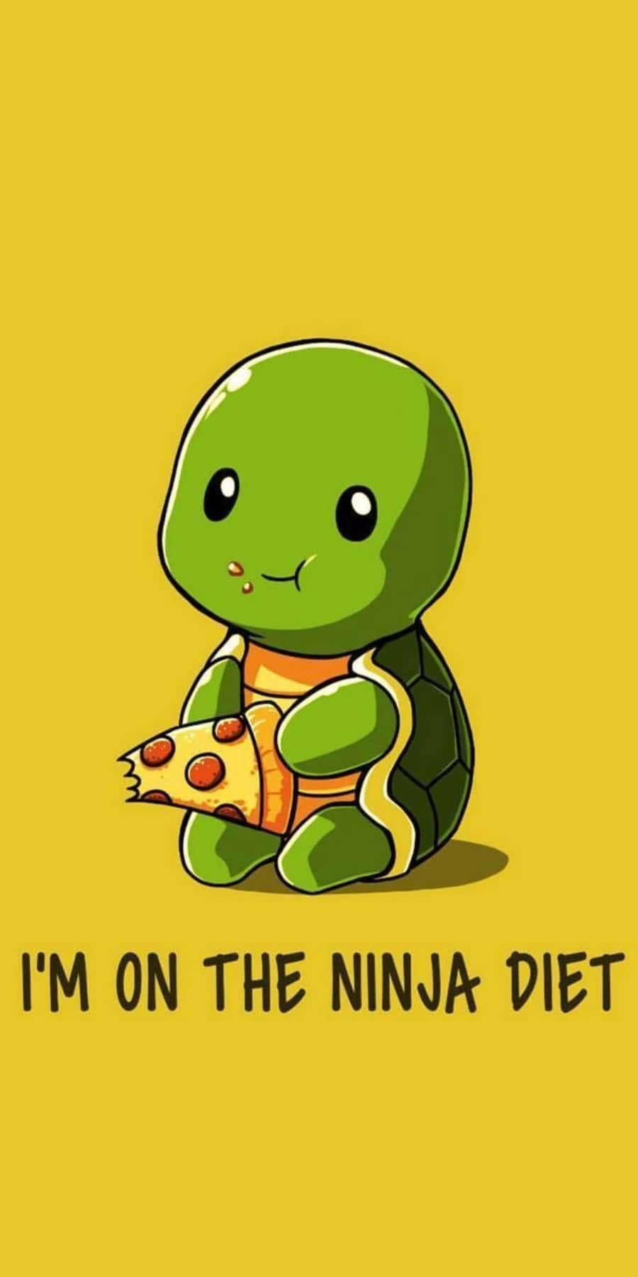 Lustigeschildkrötenbilder Pizza