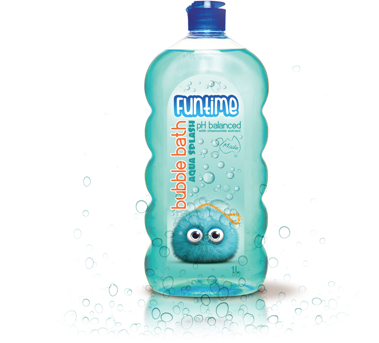 Funtime Bubble Bath Product PNG