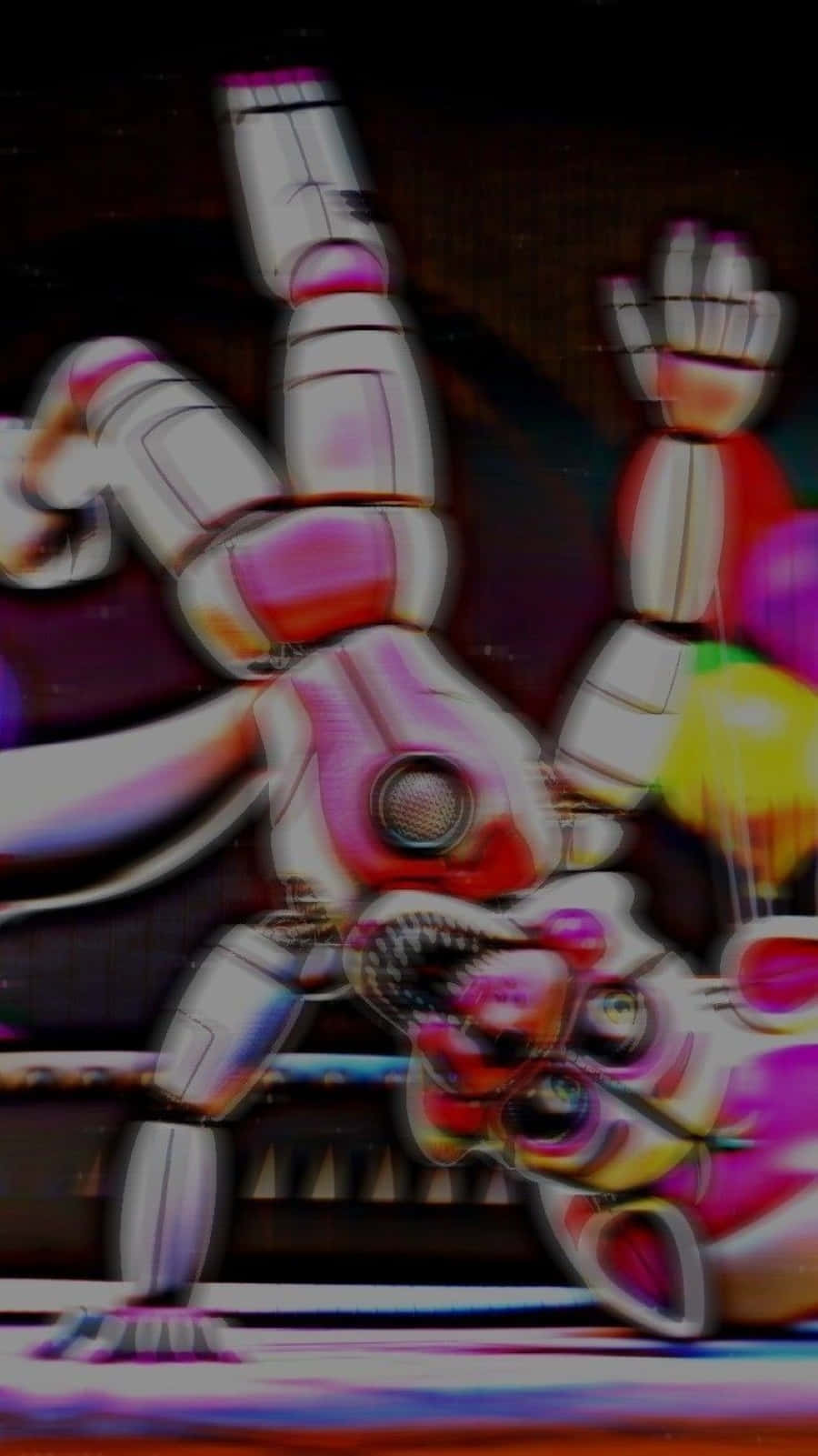 Funtime Foxy: The Prismatic Performer Wallpaper