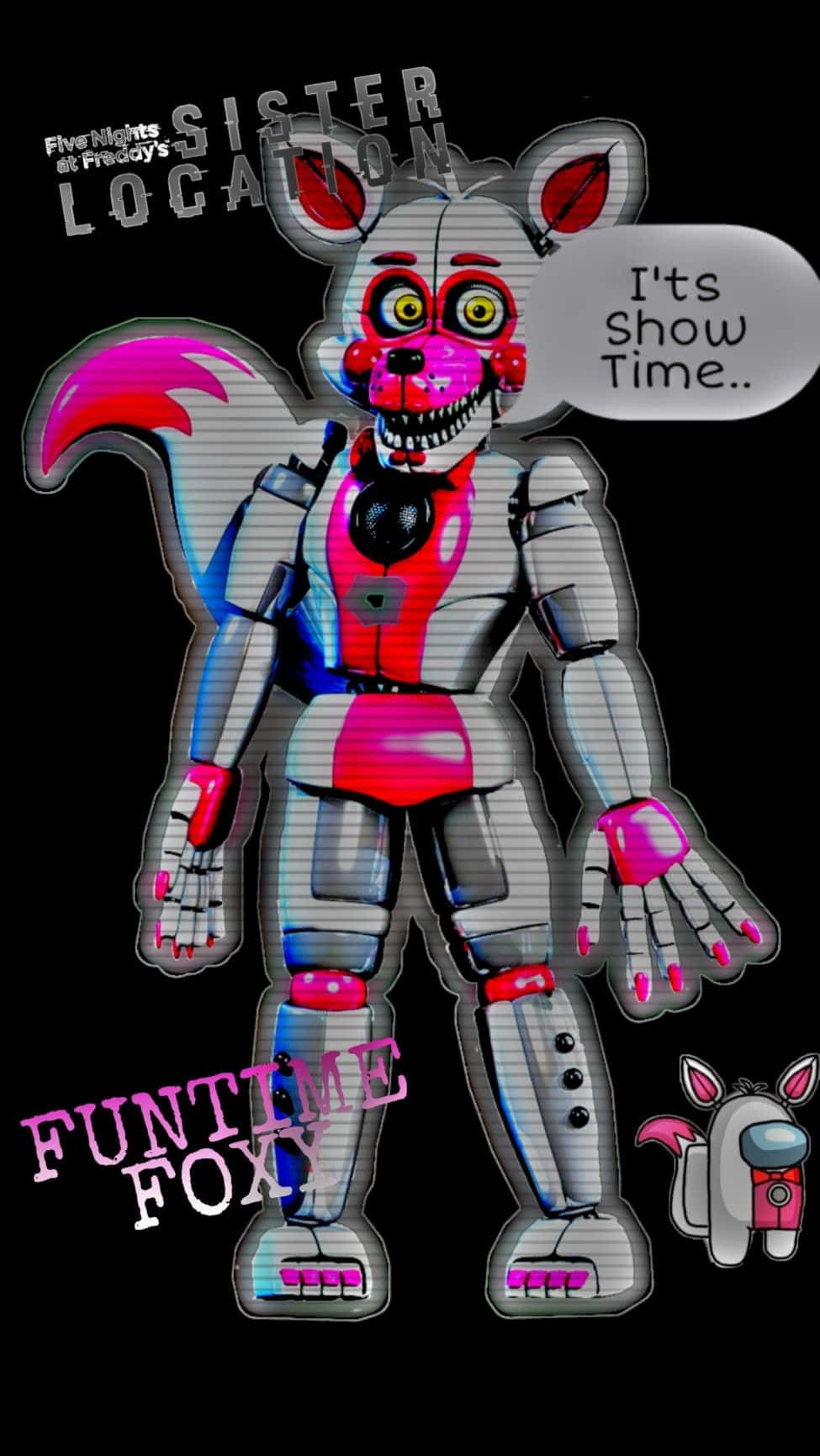 Funtime Foxy Taking Center Stage Wallpaper