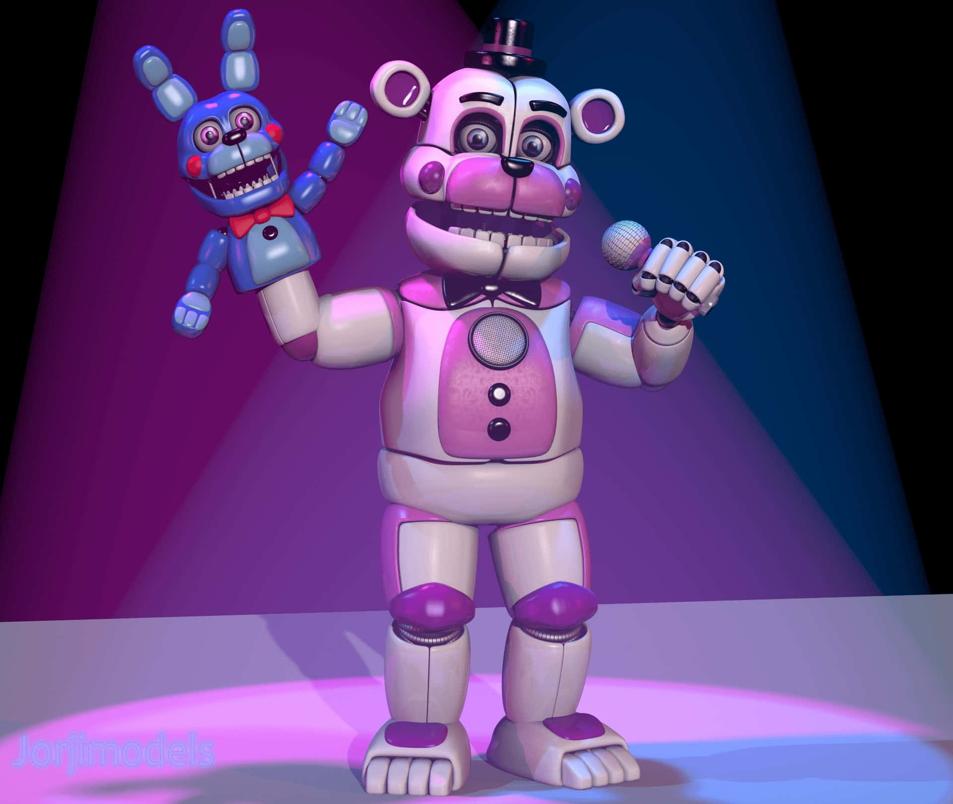 Funtime Freddy - The Cheerful Performer Wallpaper